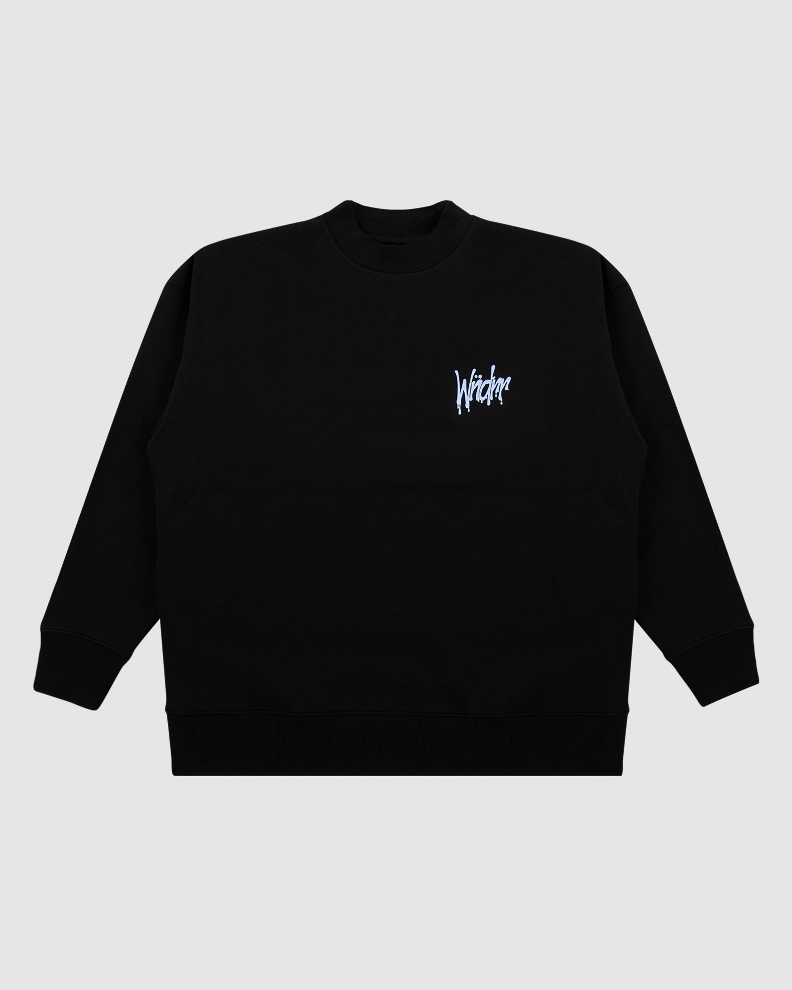 TOP TIER CREW SWEAT - BLACK