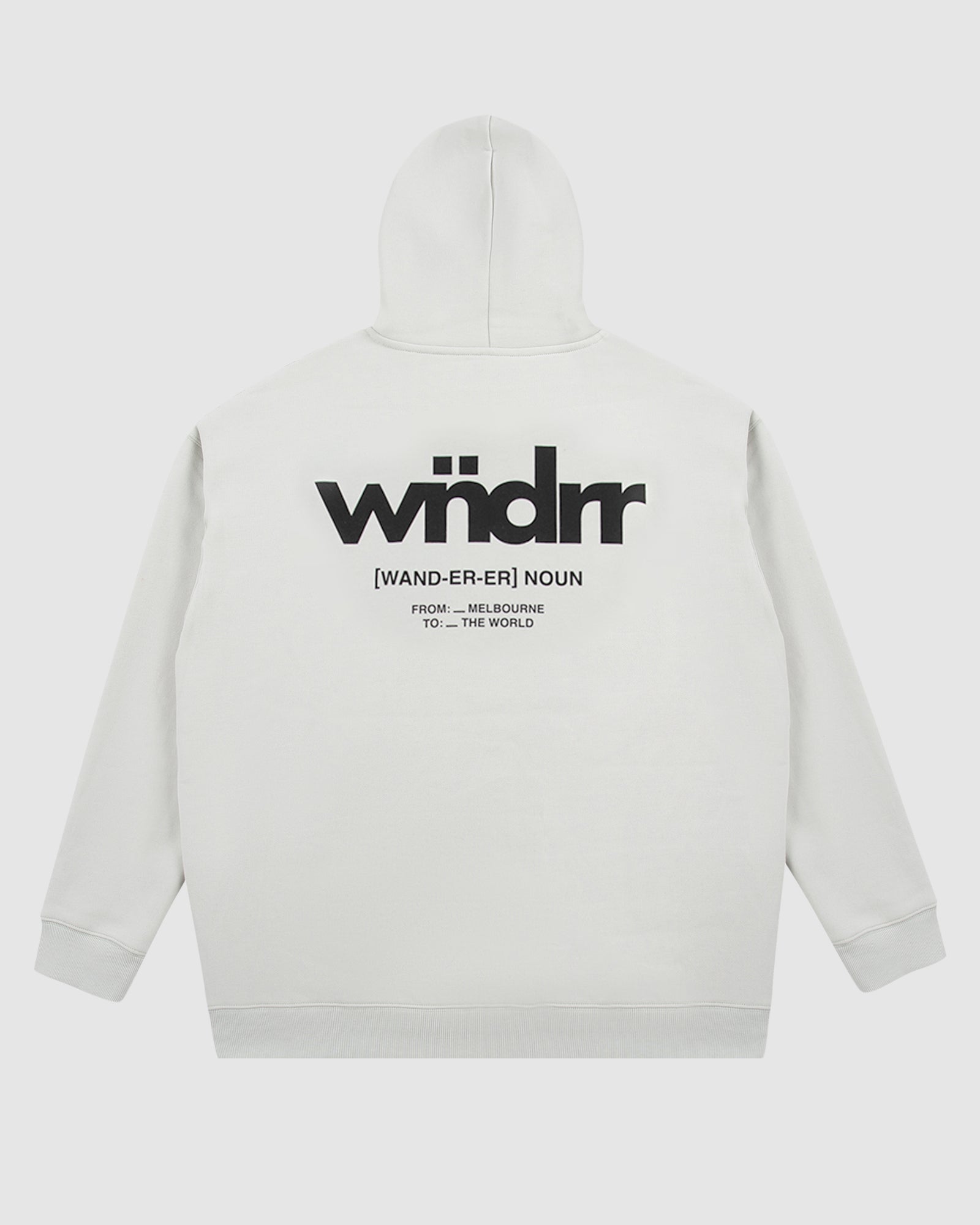 THE WORLD HOOD SWEAT - OYSTER