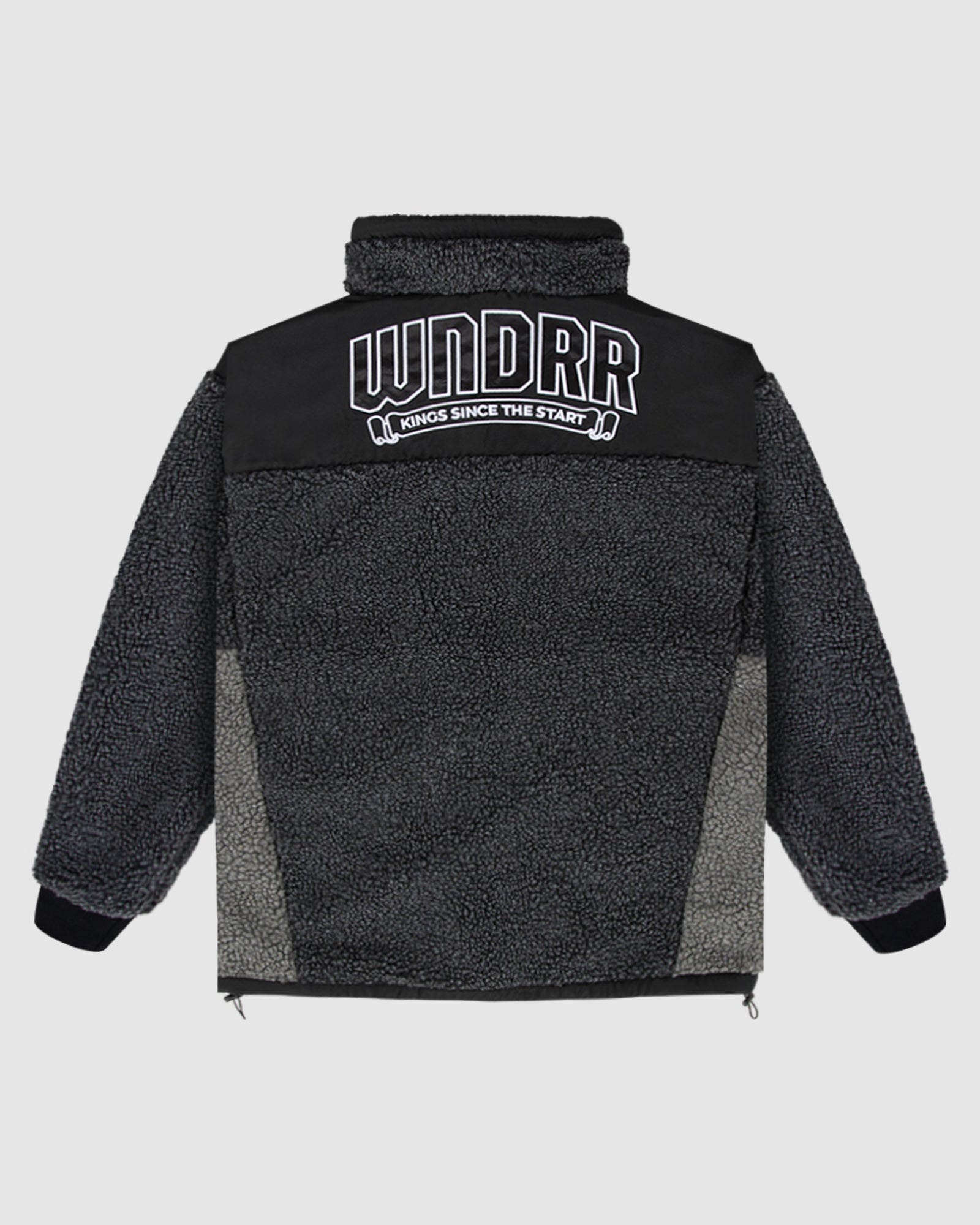 BANNER SHERPA JACKET - BLACK/GREY