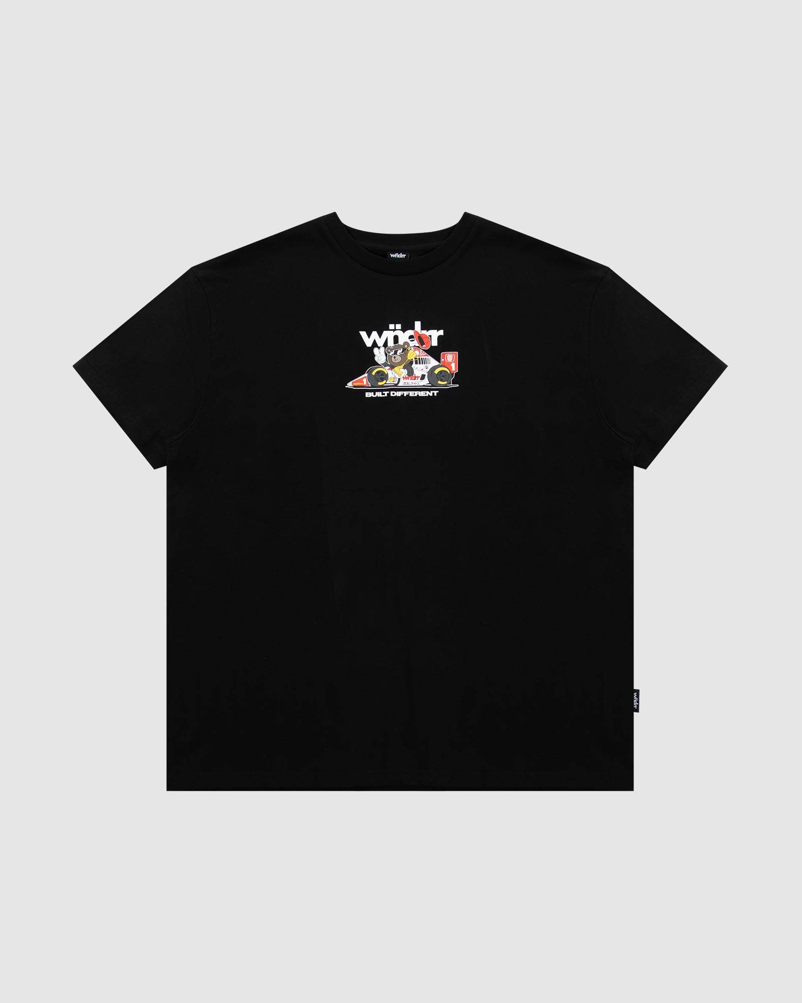 ALBERT BOX FIT TEE - BLACK