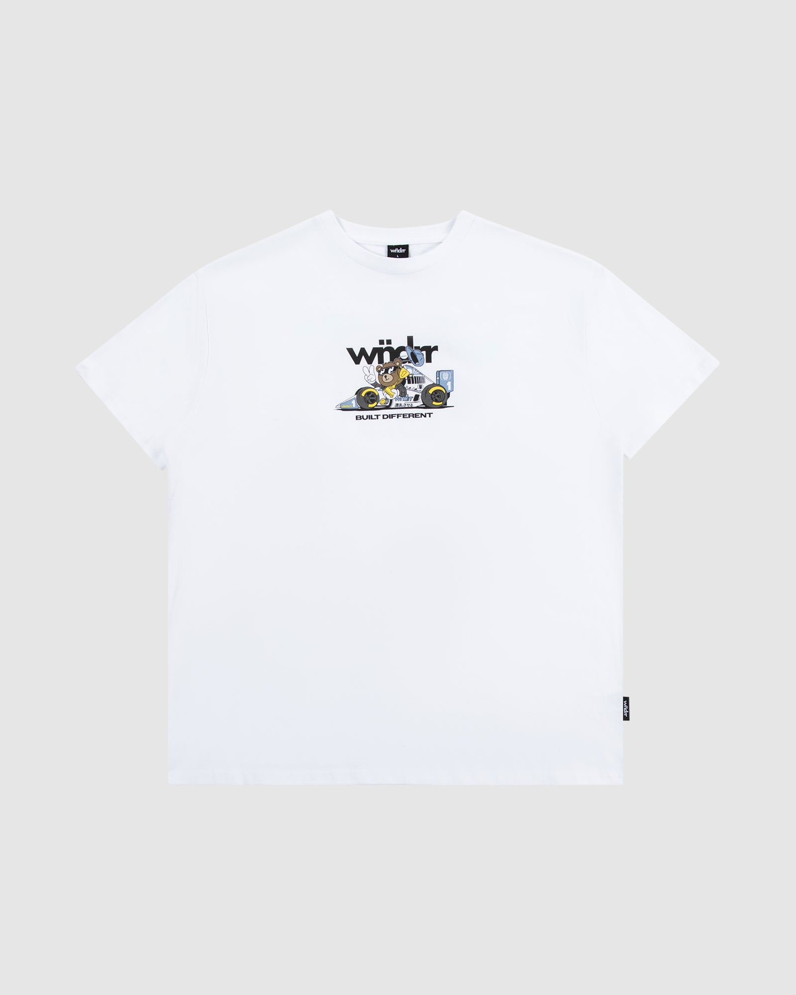 ALBERT BOX FIT TEE - WHITE