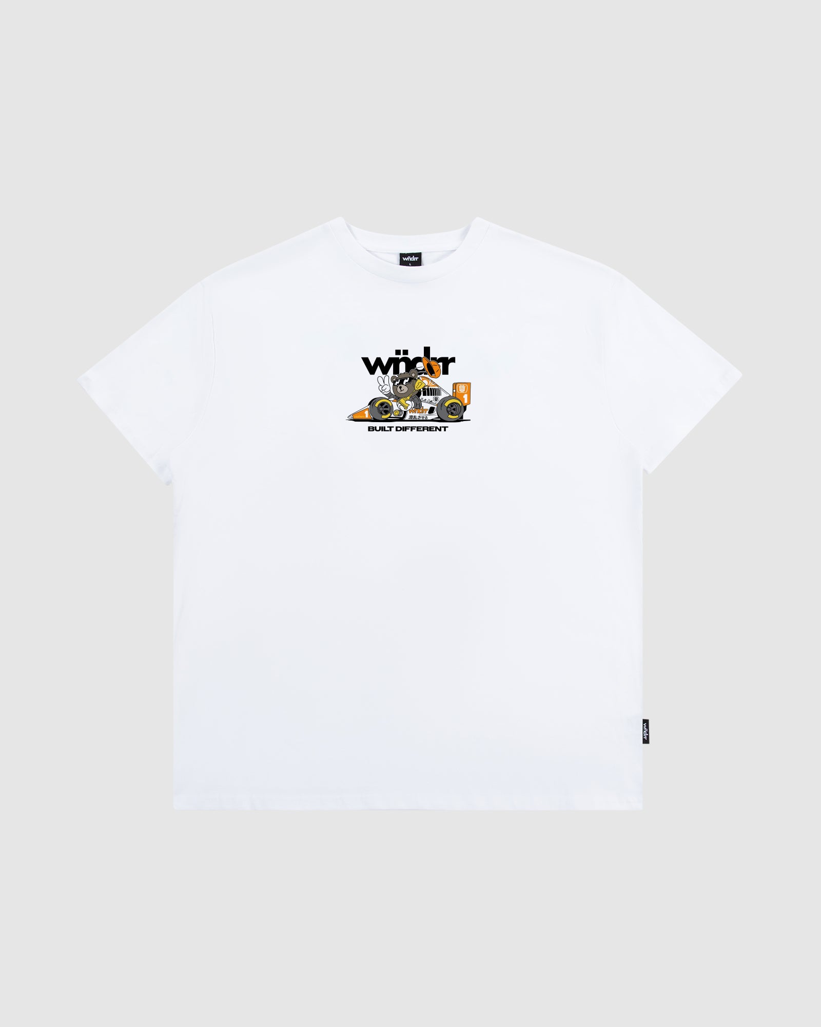 ALBERT BOX FIT TEE - WHITE