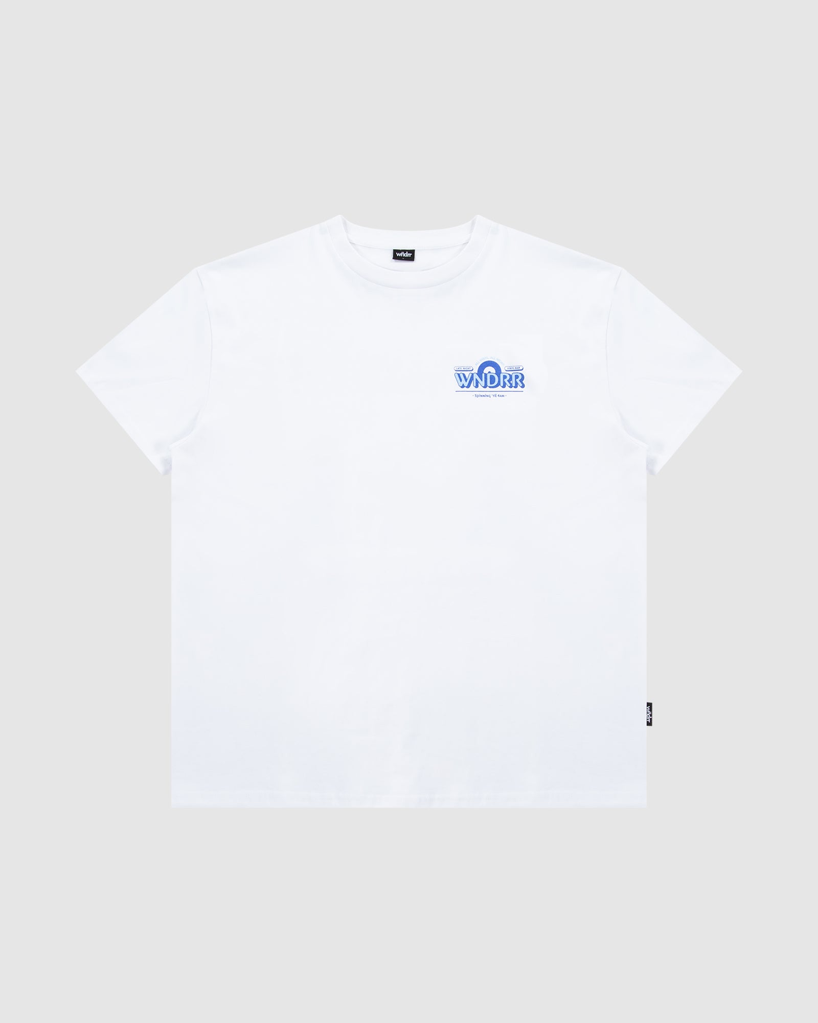 VINYL BAR BOX FIT TEE - WHITE