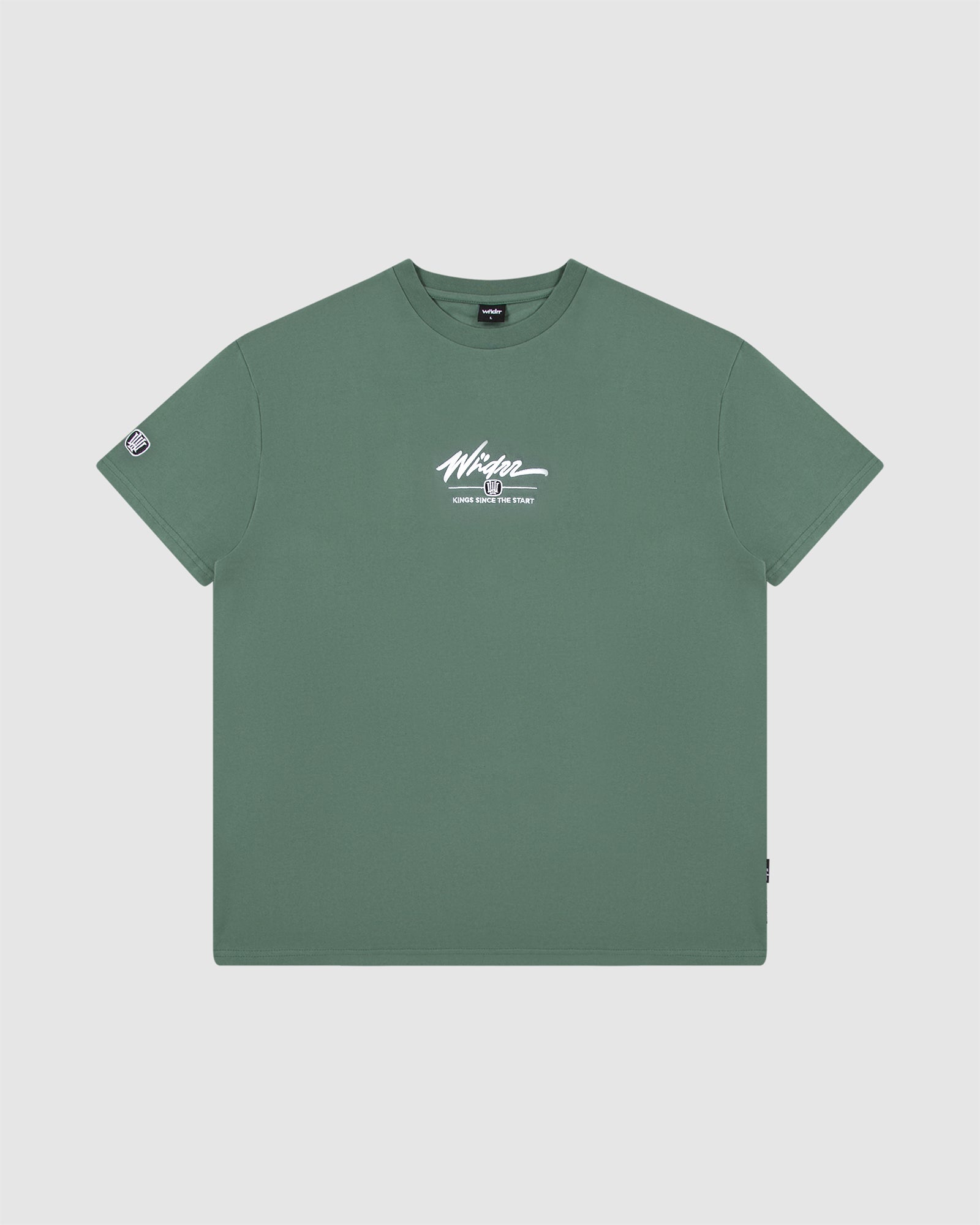 DETONE BOX FIT TEE - DARK GREEN