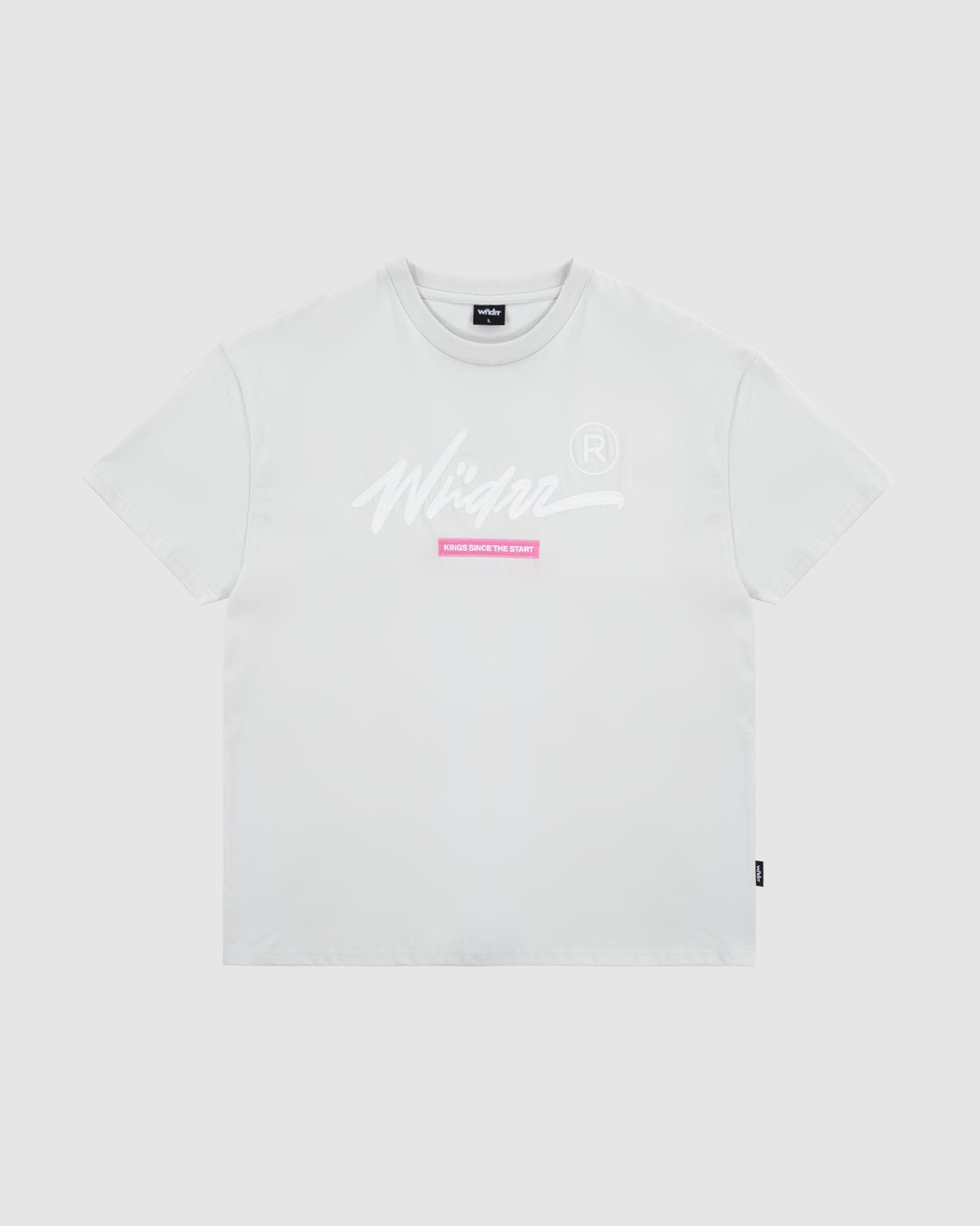 CHAIN BOX FIT TEE - OYSTER