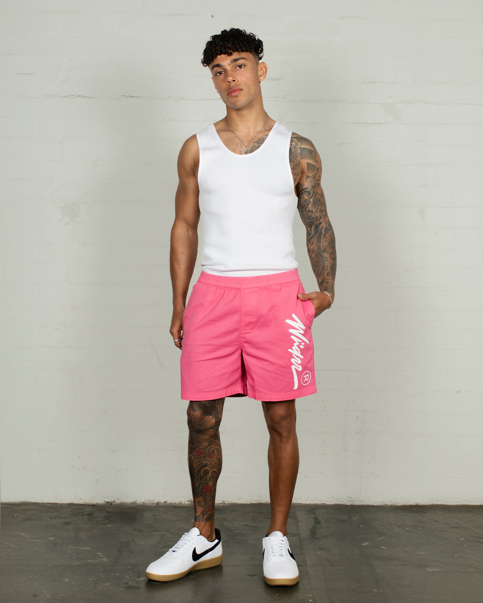 OFFEND BEACH SHORT - PINK