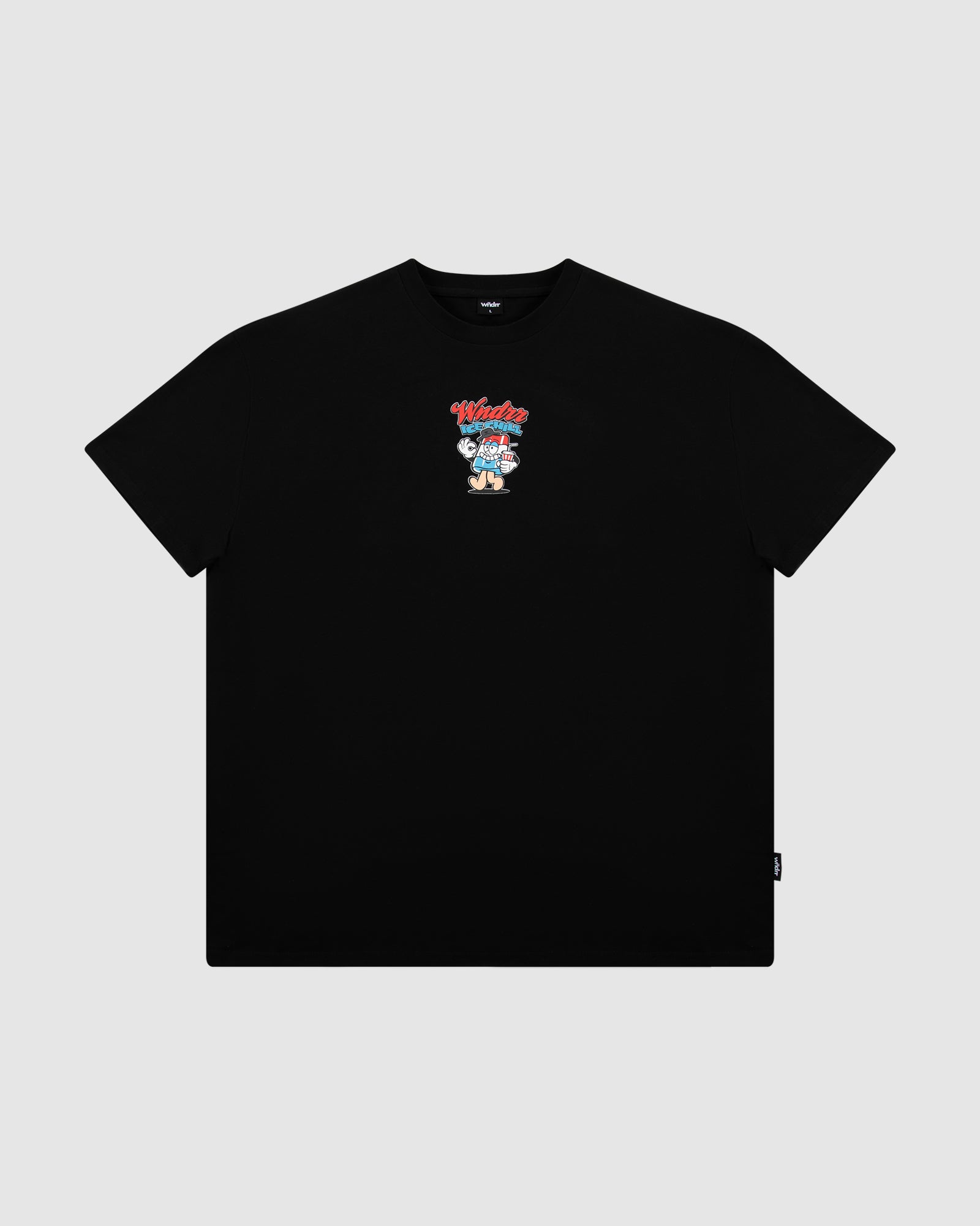 ICE POP BOX FIT TEE - BLACK