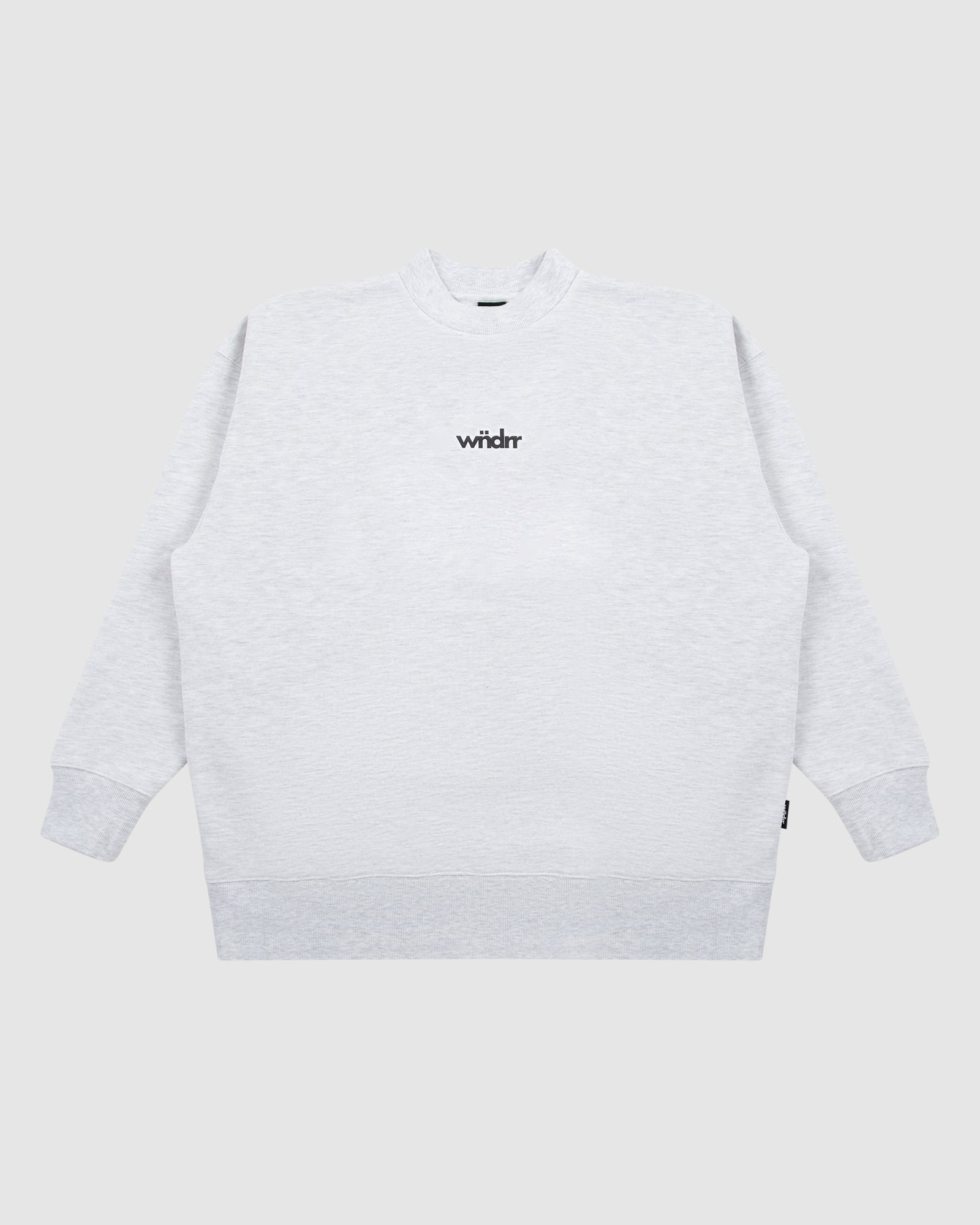 LODGE CREW SWEAT - WHITE MARLE