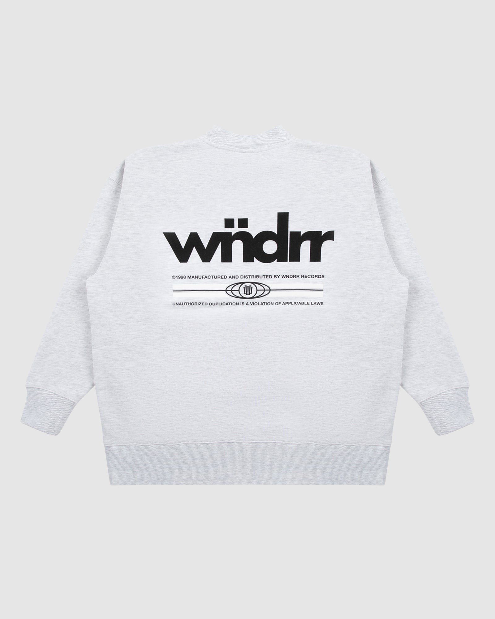 LODGE CREW SWEAT - WHITE MARLE