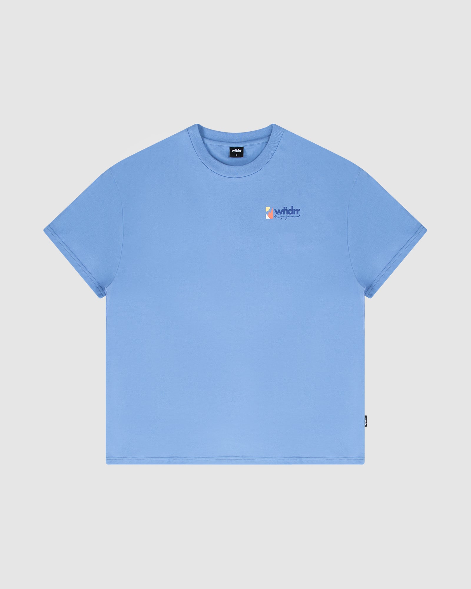 SCALE BOX FIT TEE - AIR BLUE