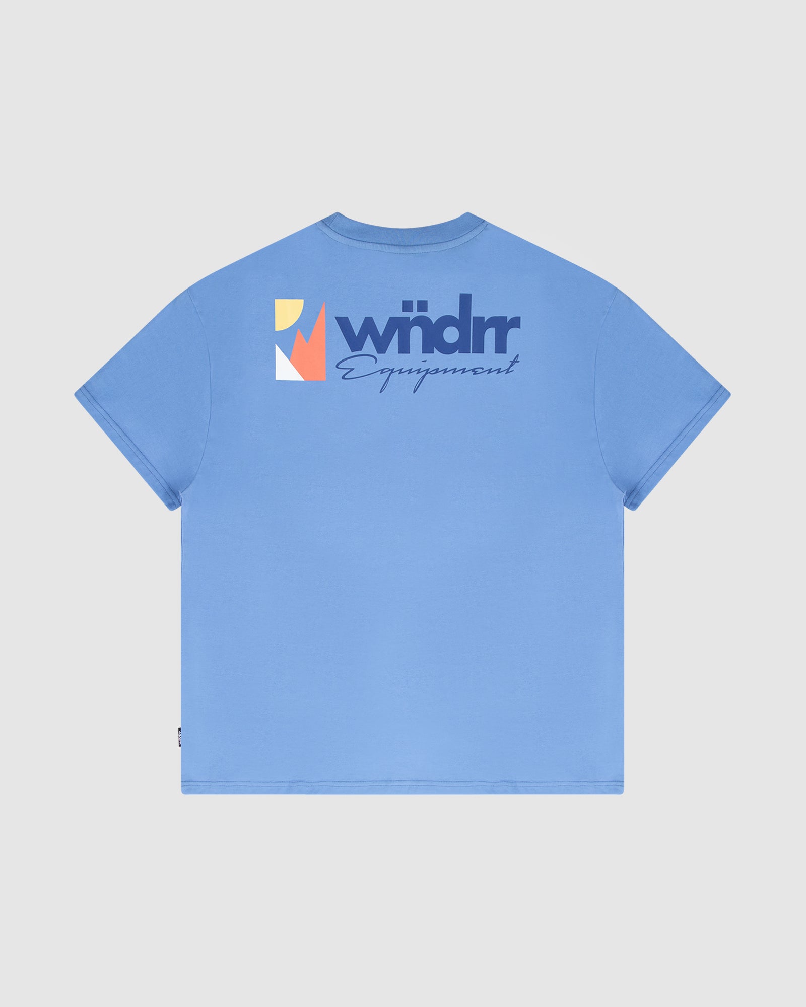 SCALE BOX FIT TEE - AIR BLUE