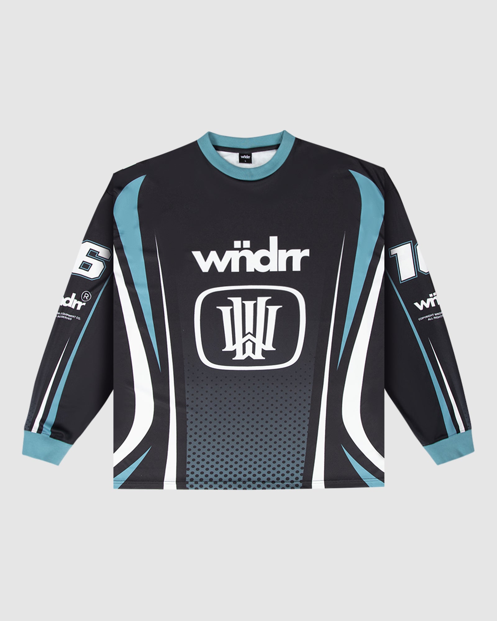 HONDO MOTO JERSEY - BLACK/DUSK BLUE