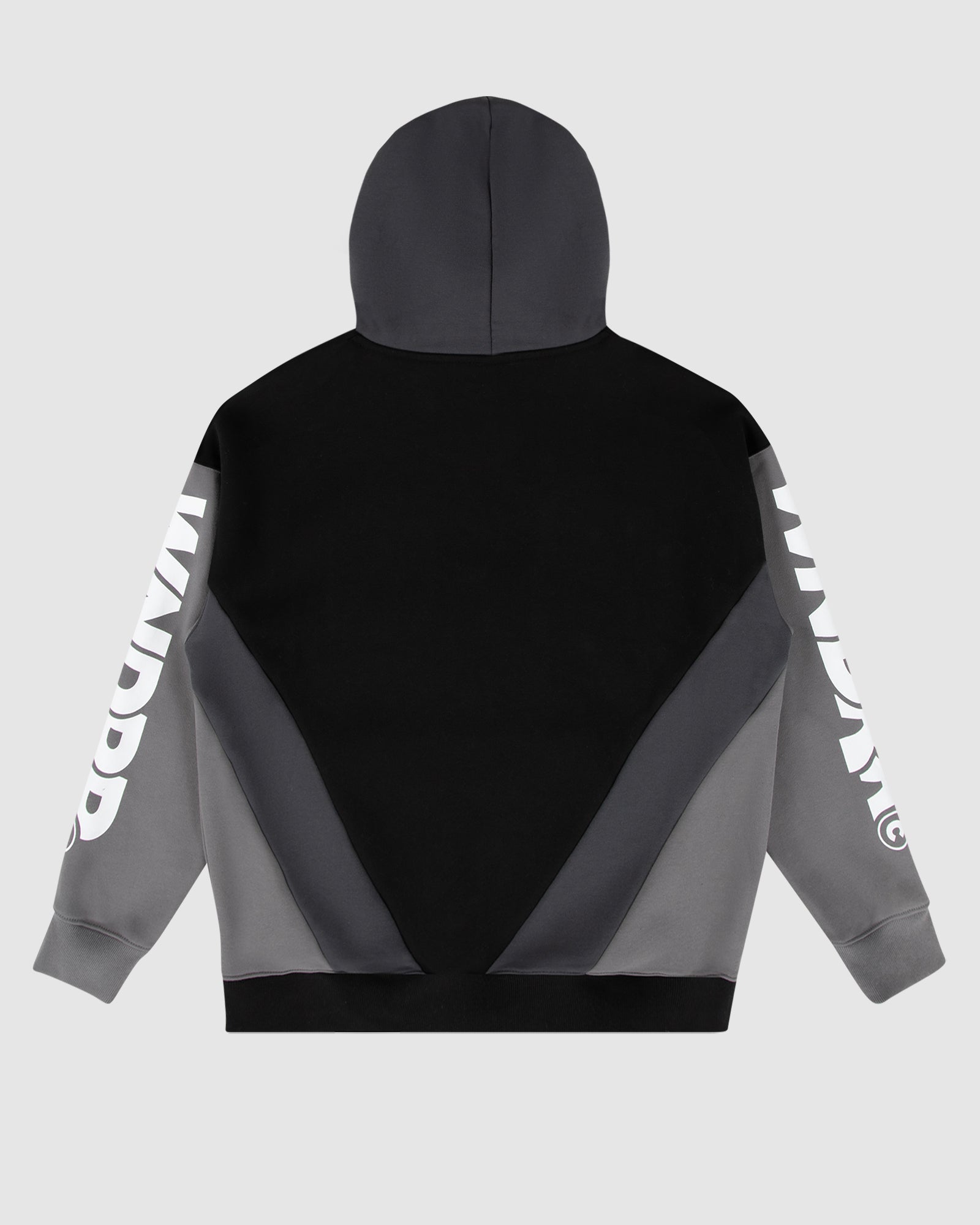 PRIVACY PANEL HOOD SWEAT - BLACK/GREY