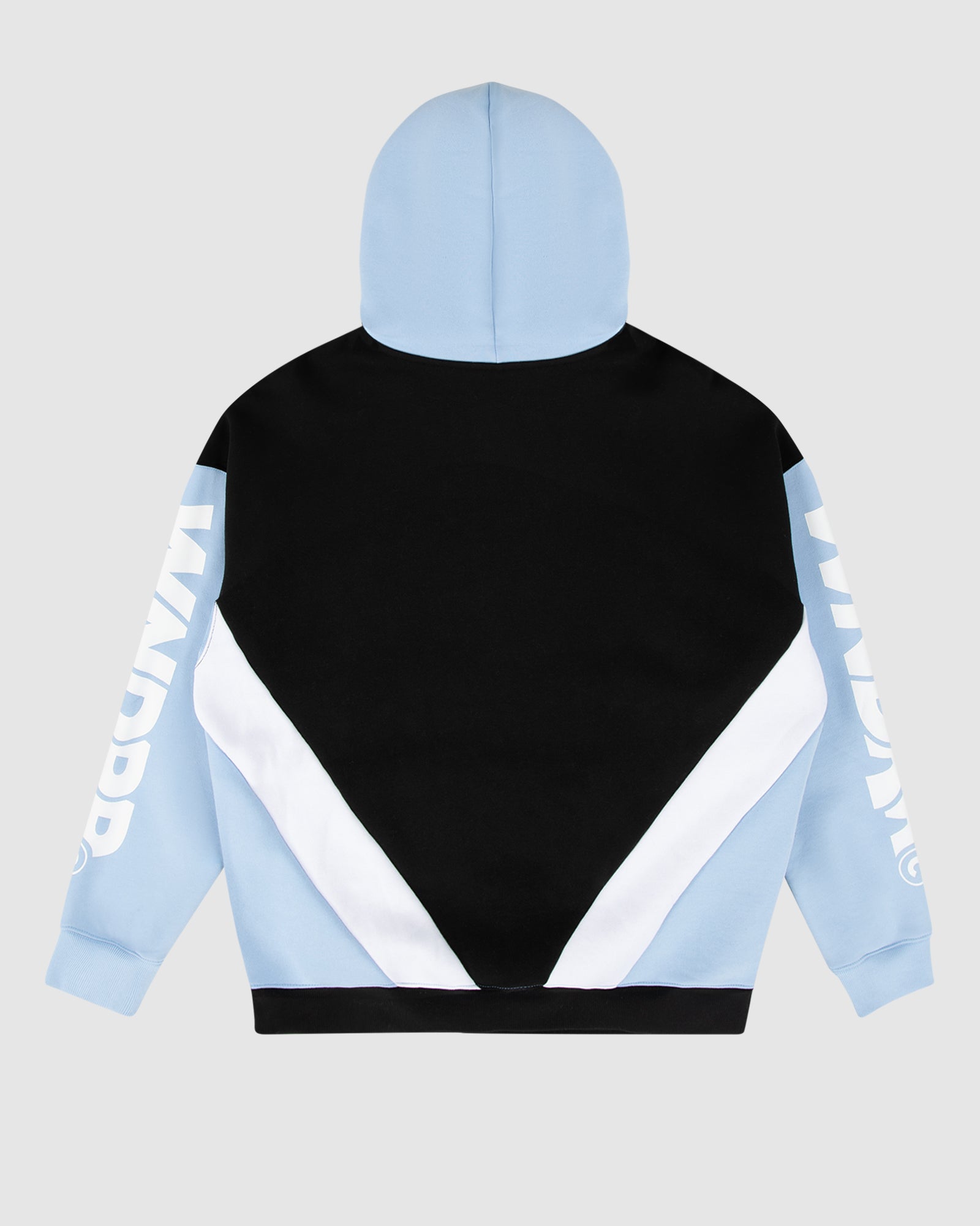 PRIVACY PANEL HOOD SWEAT - BLACK/AIR BLUE