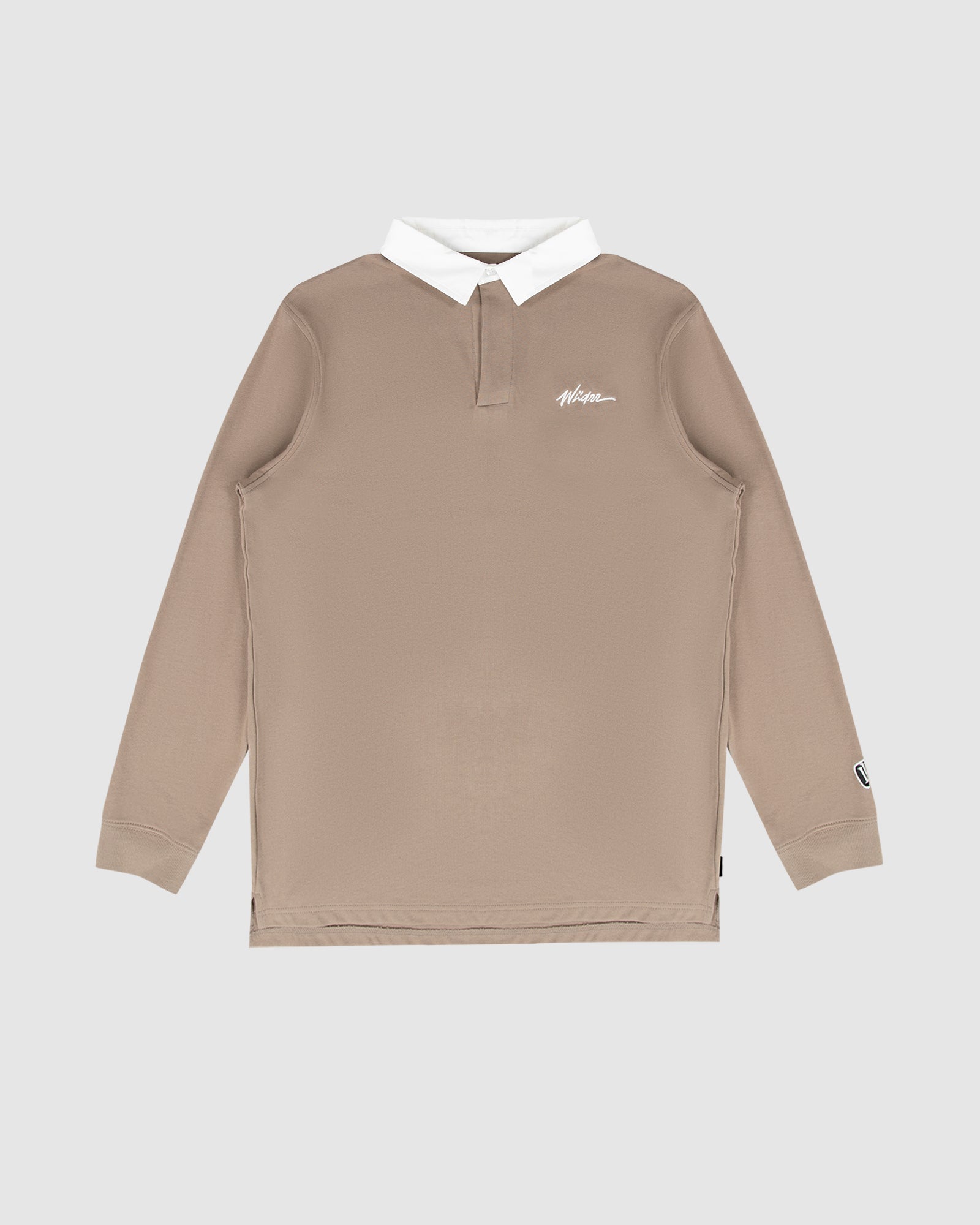 SCRIPT RUGBY TOP - TAUPE