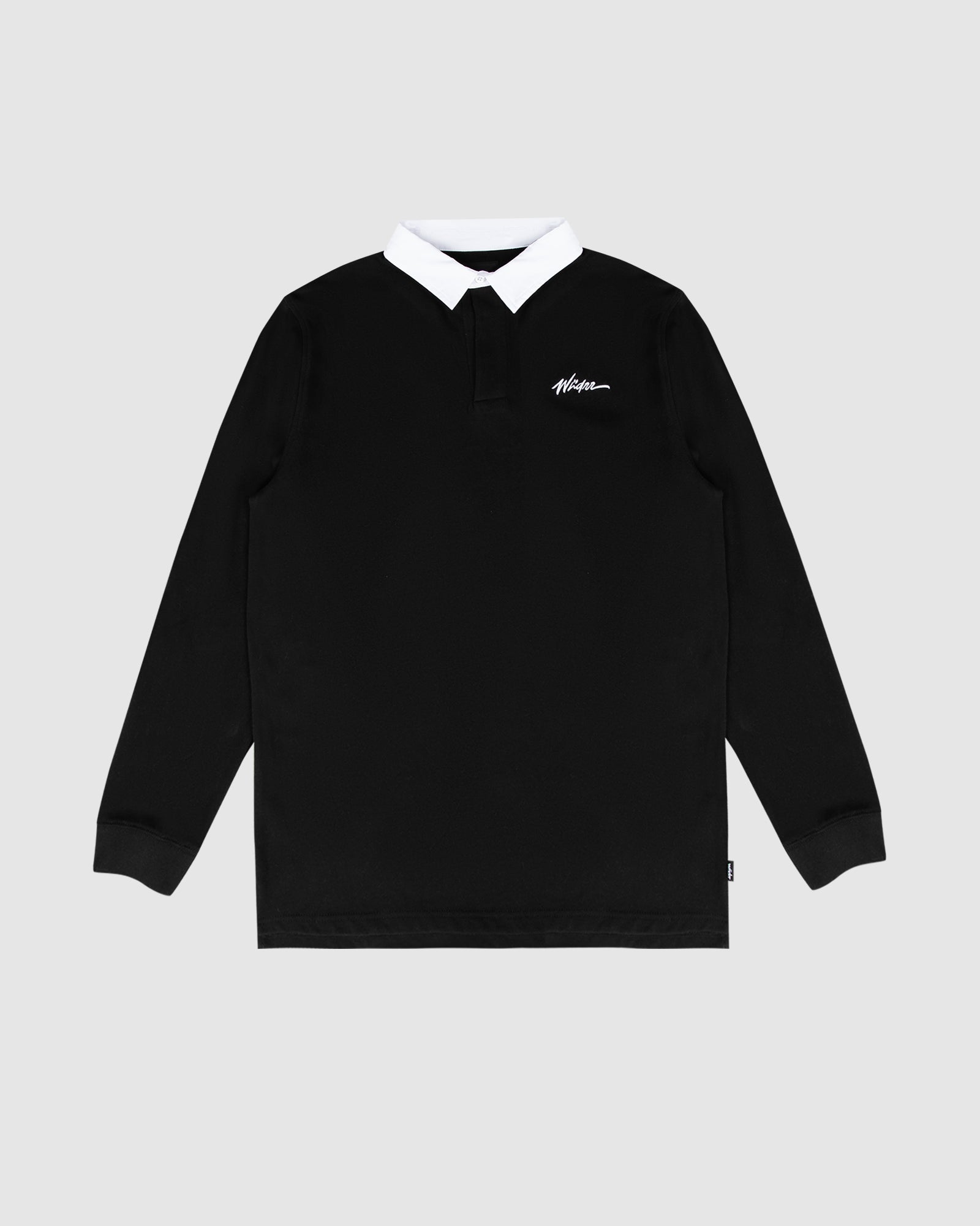 SCRIPT RUGBY TOP - BLACK