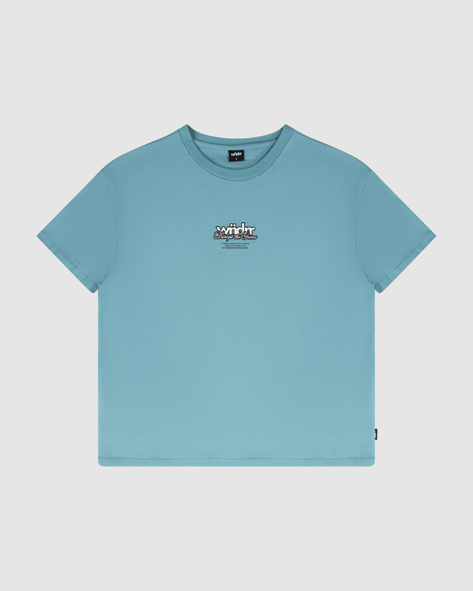 DISTURB BOX FIT TEE - DUSK BLUE