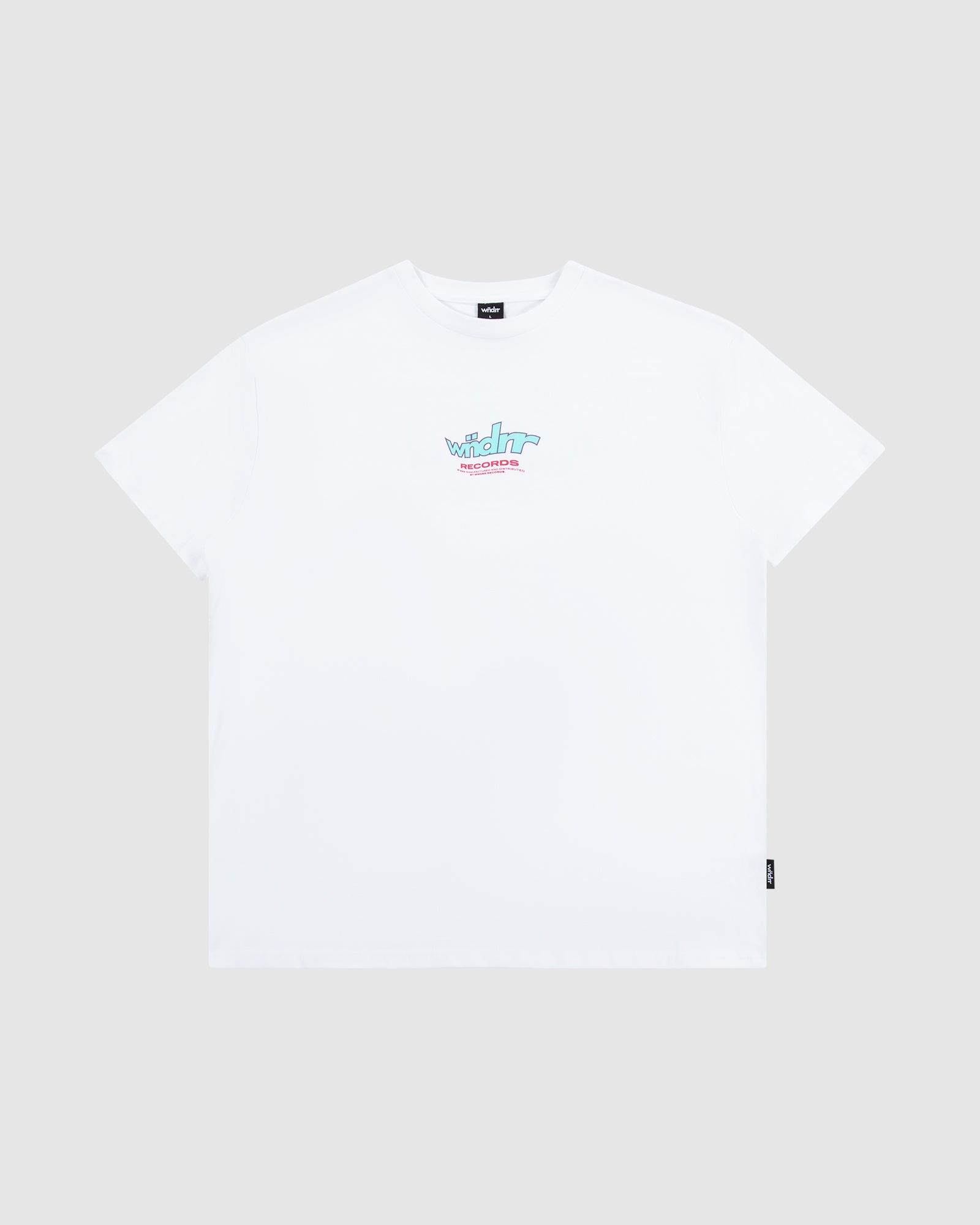 WARPED BOX FIT TEE - WHITE