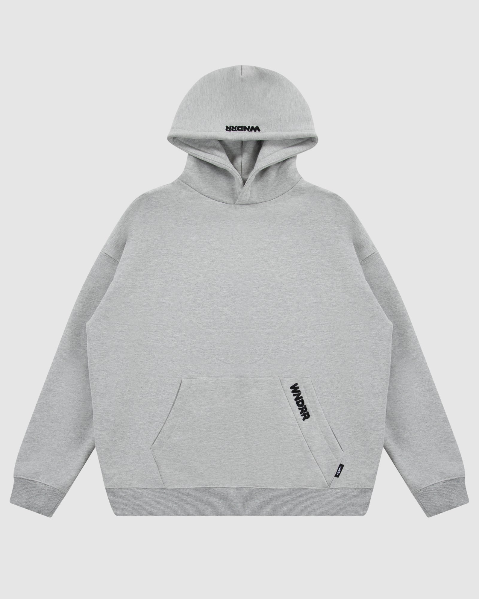 HALO HOOD SWEAT - GREY MARLE