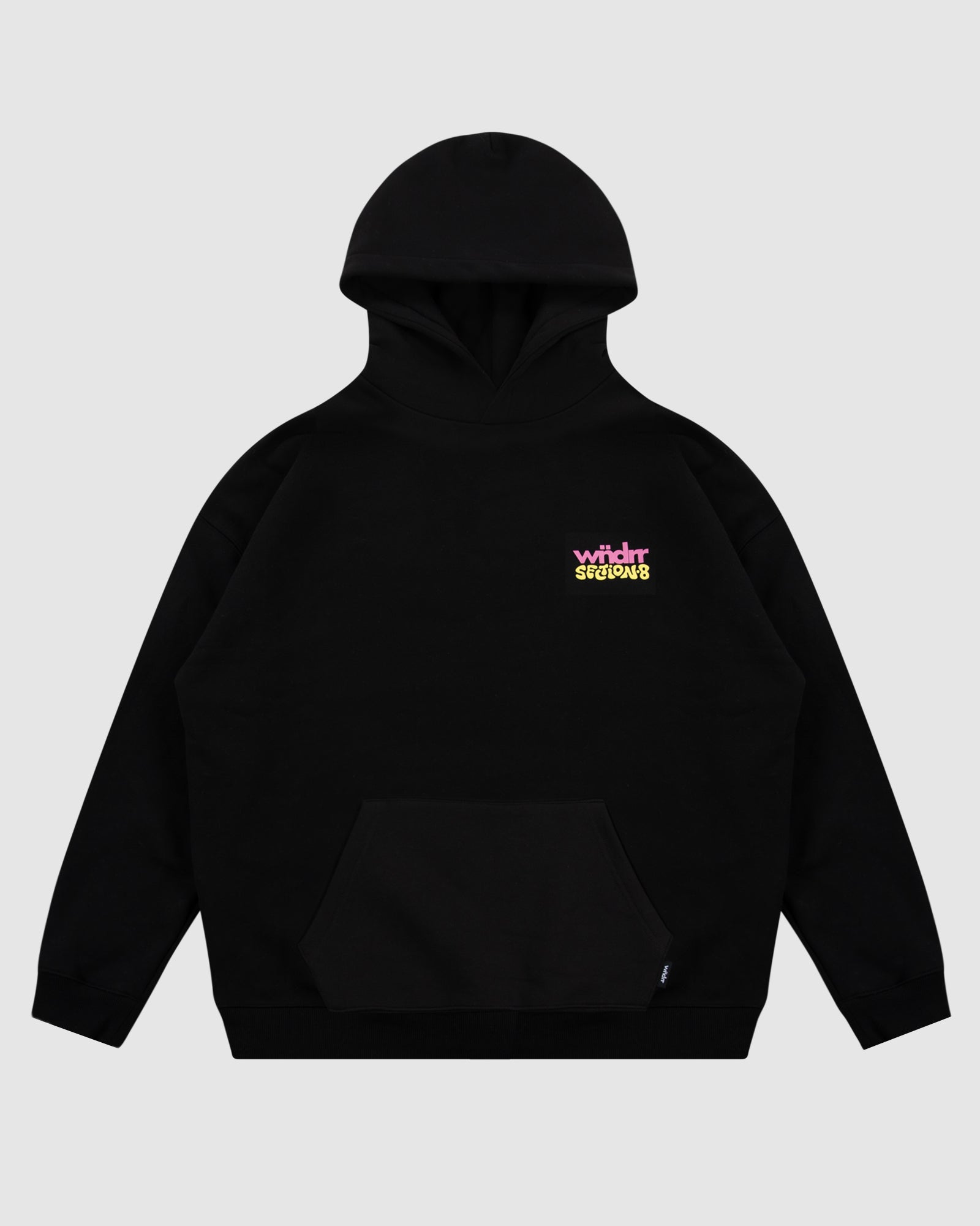 SECTION 8 HOOD SWEAT - BLACK