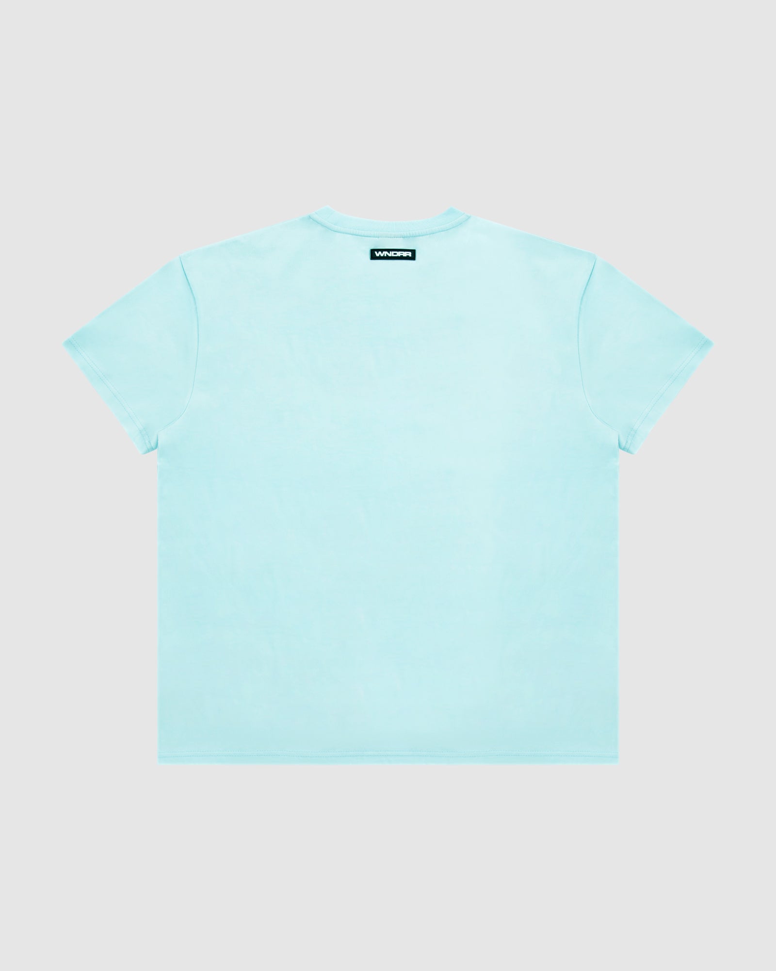 MOTIF BOX FIT TEE - BABY BLUE