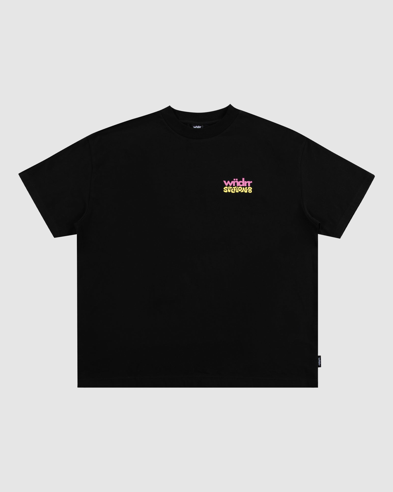 SECTION 8 CLUB TEE - BLACK