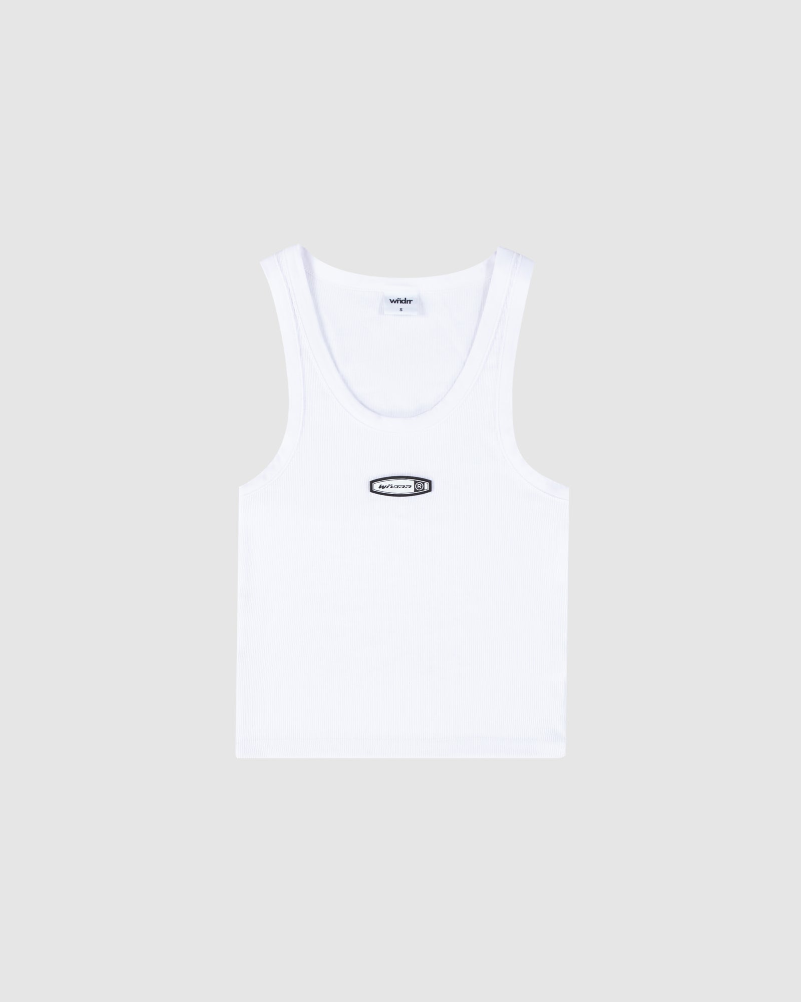 WOMENS ROTHMAN RIB TANK TOP - WHITE