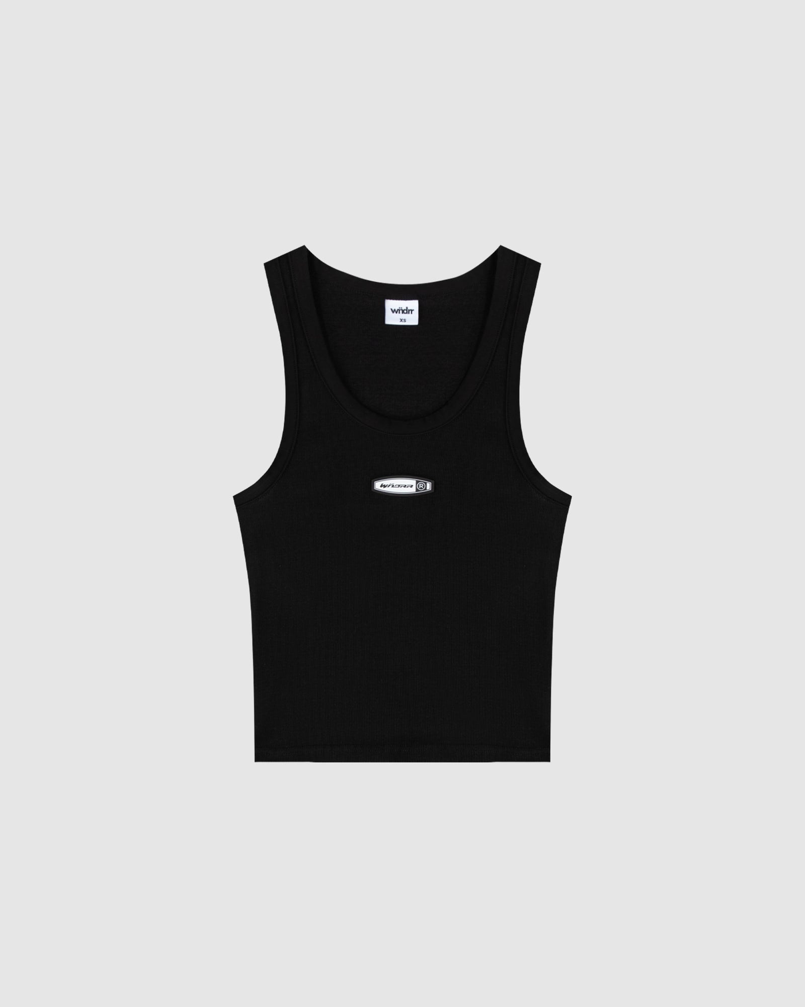 WOMENS ROTHMAN RIB TANK TOP - BLACK