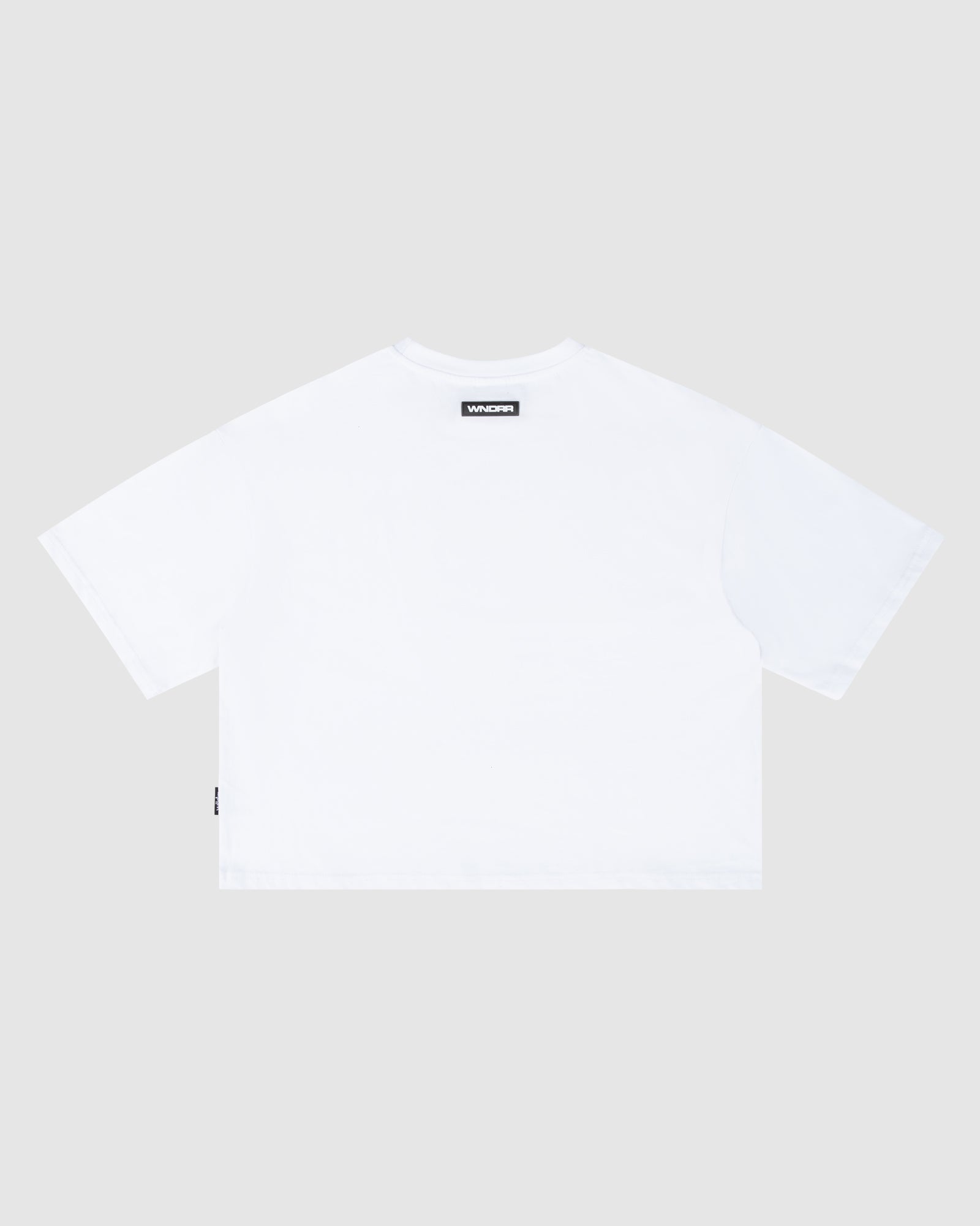 WOMENS BABY CROPPED FIT TEE - WHITE