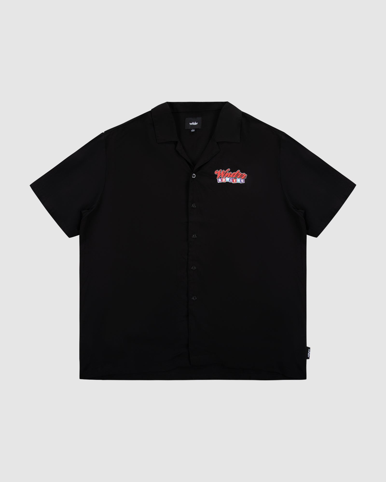 BOWLING S/S SHIRT - BLACK