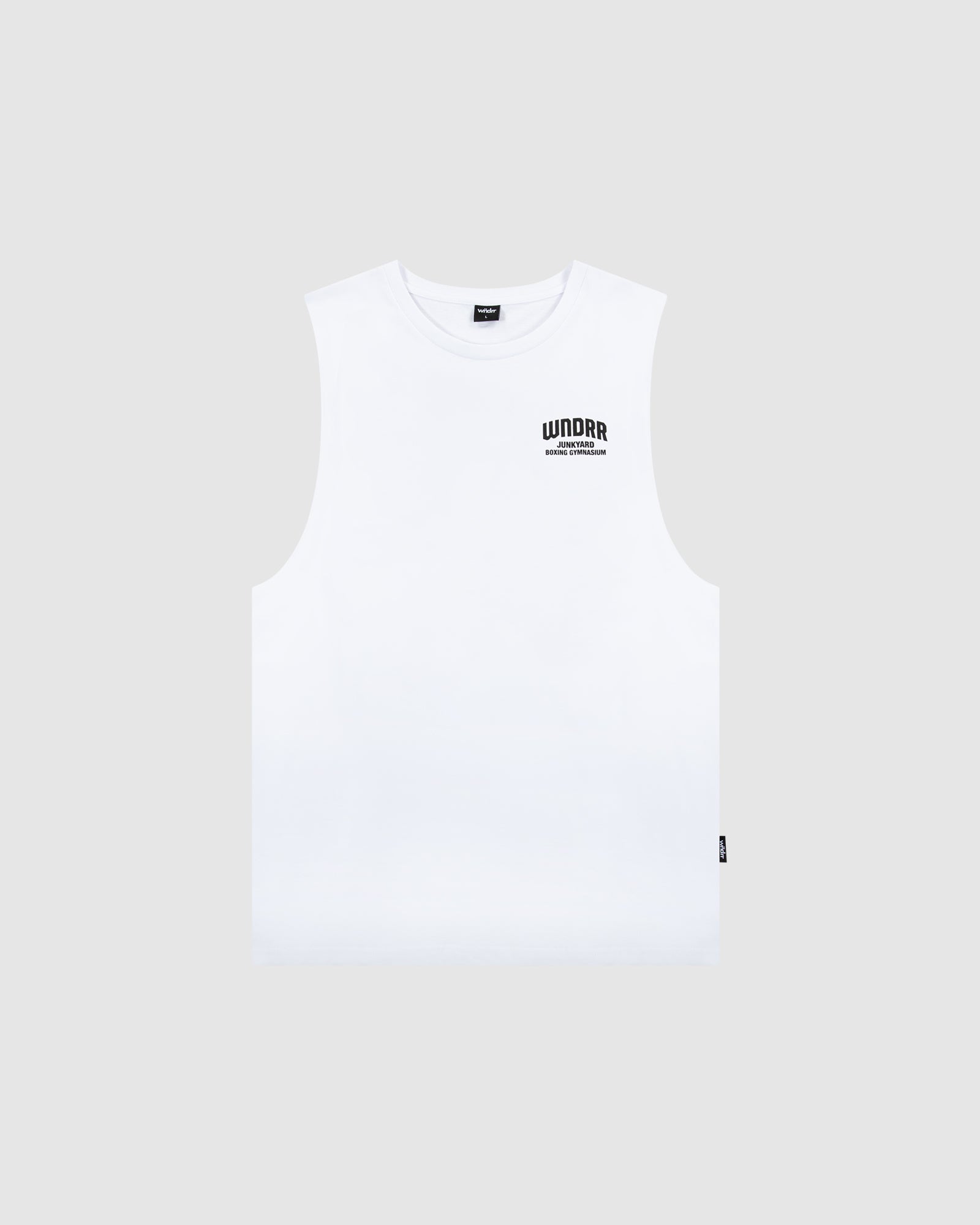 JUNKYARD MUSCLE TOP - WHITE