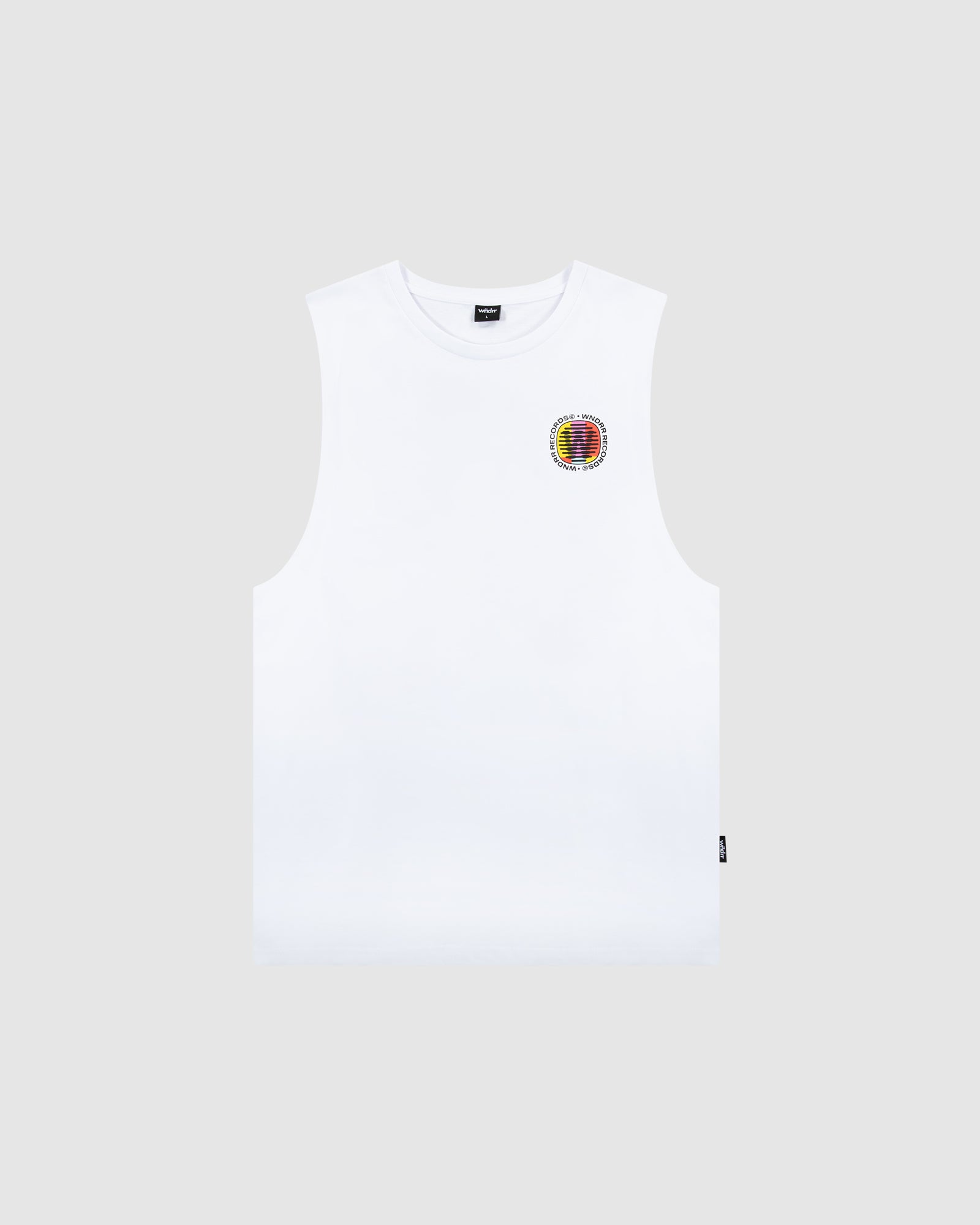 NO SIGNAL MUSCLE TOP - WHITE