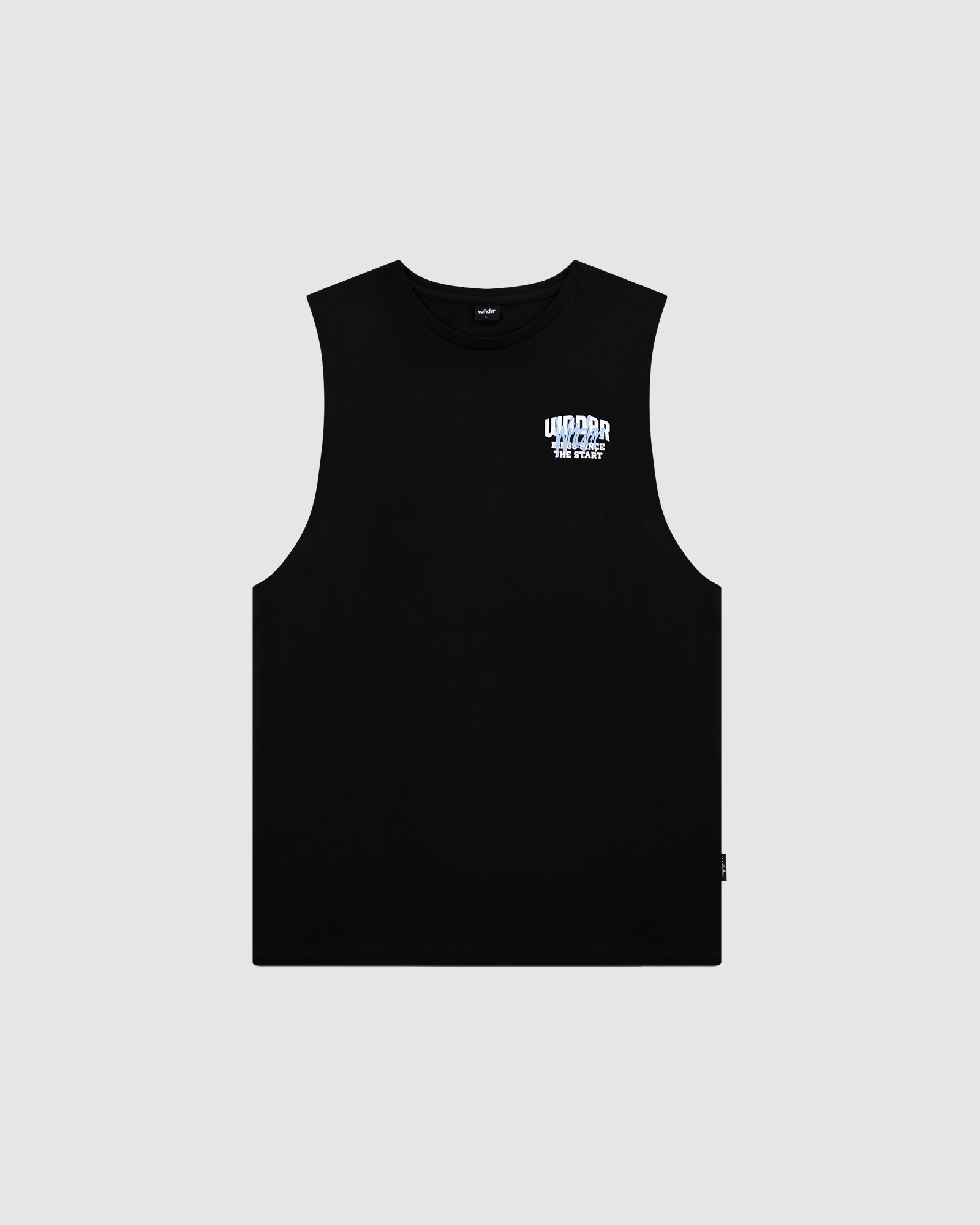 TOP TIER MUSCLE TOP - BLACK