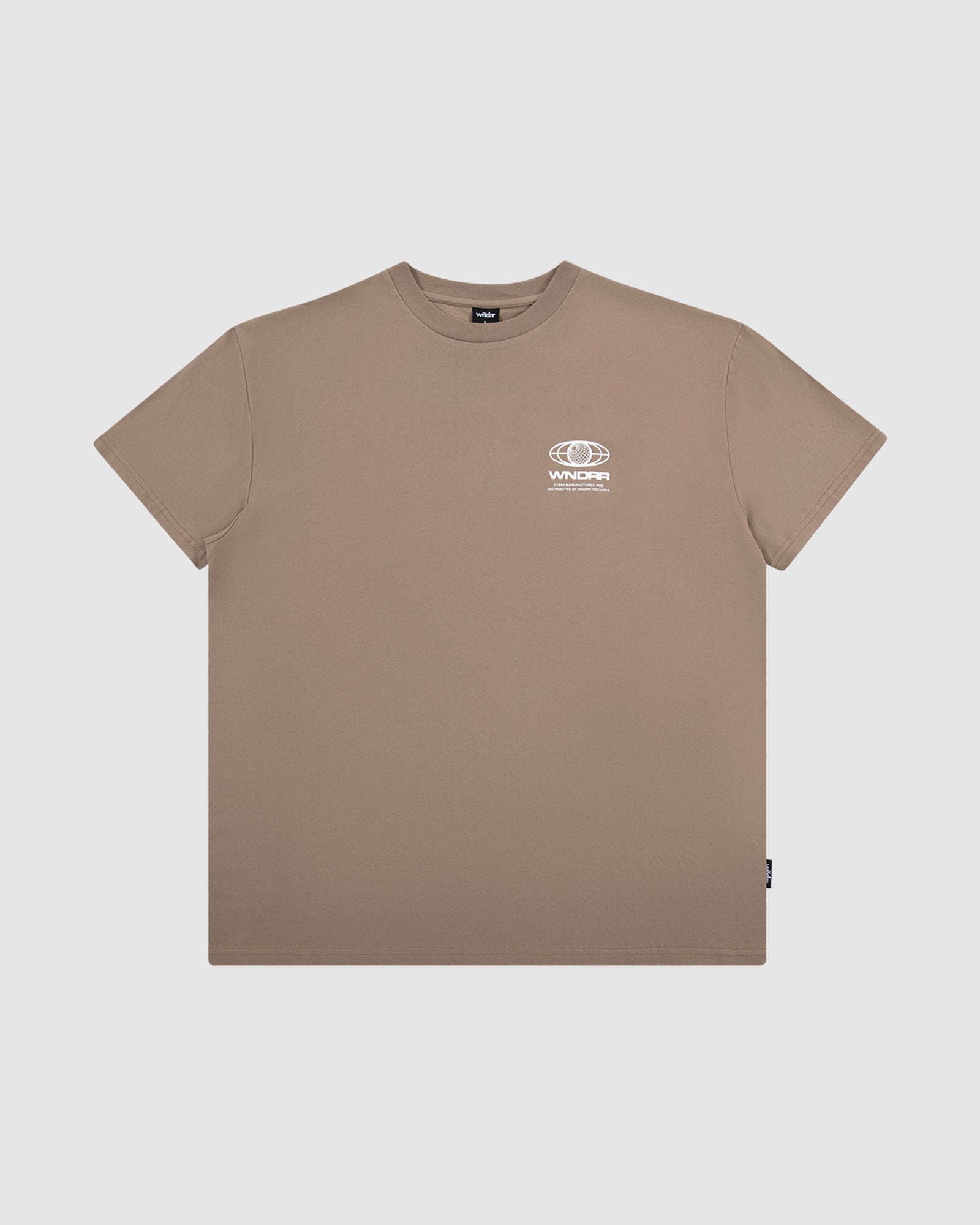 OUTLET BOX FIT TEE - TAUPE