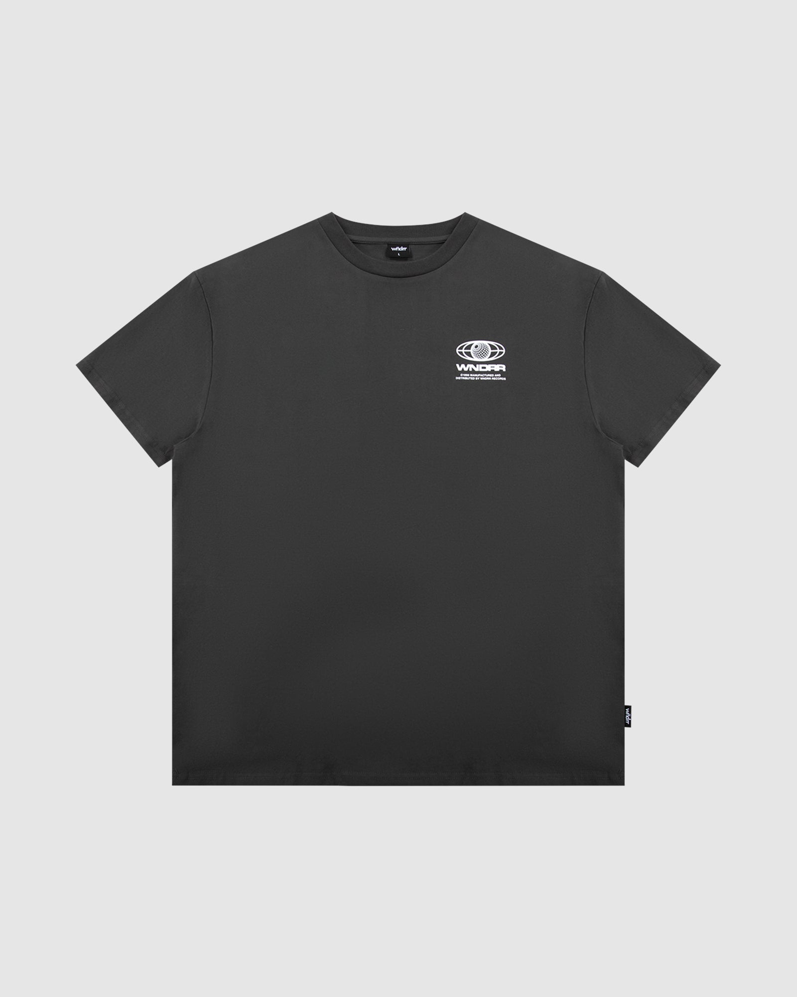 OUTLET BOX FIT TEE - FADED BLACK