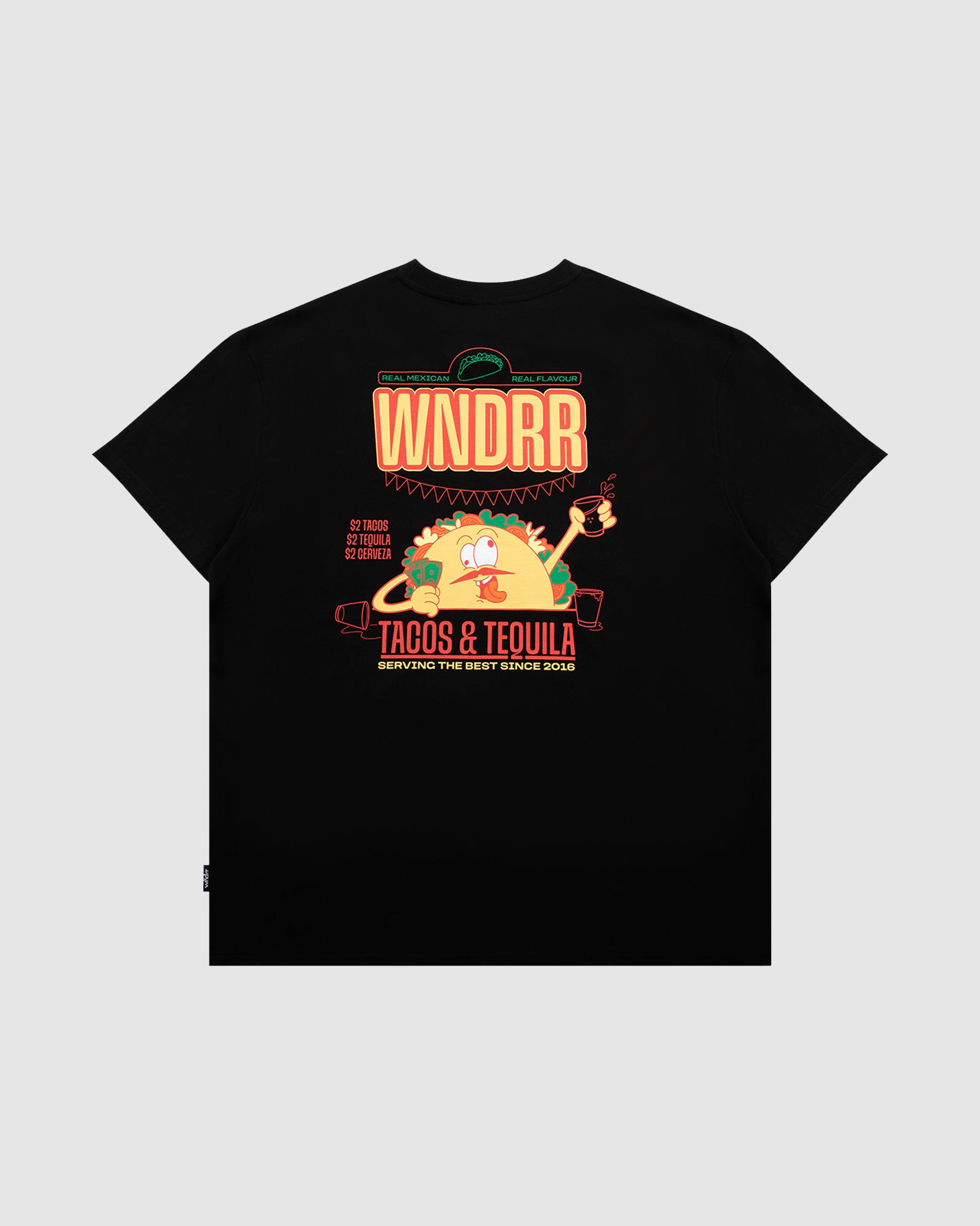 TACO BOX FIT TEE - BLACK