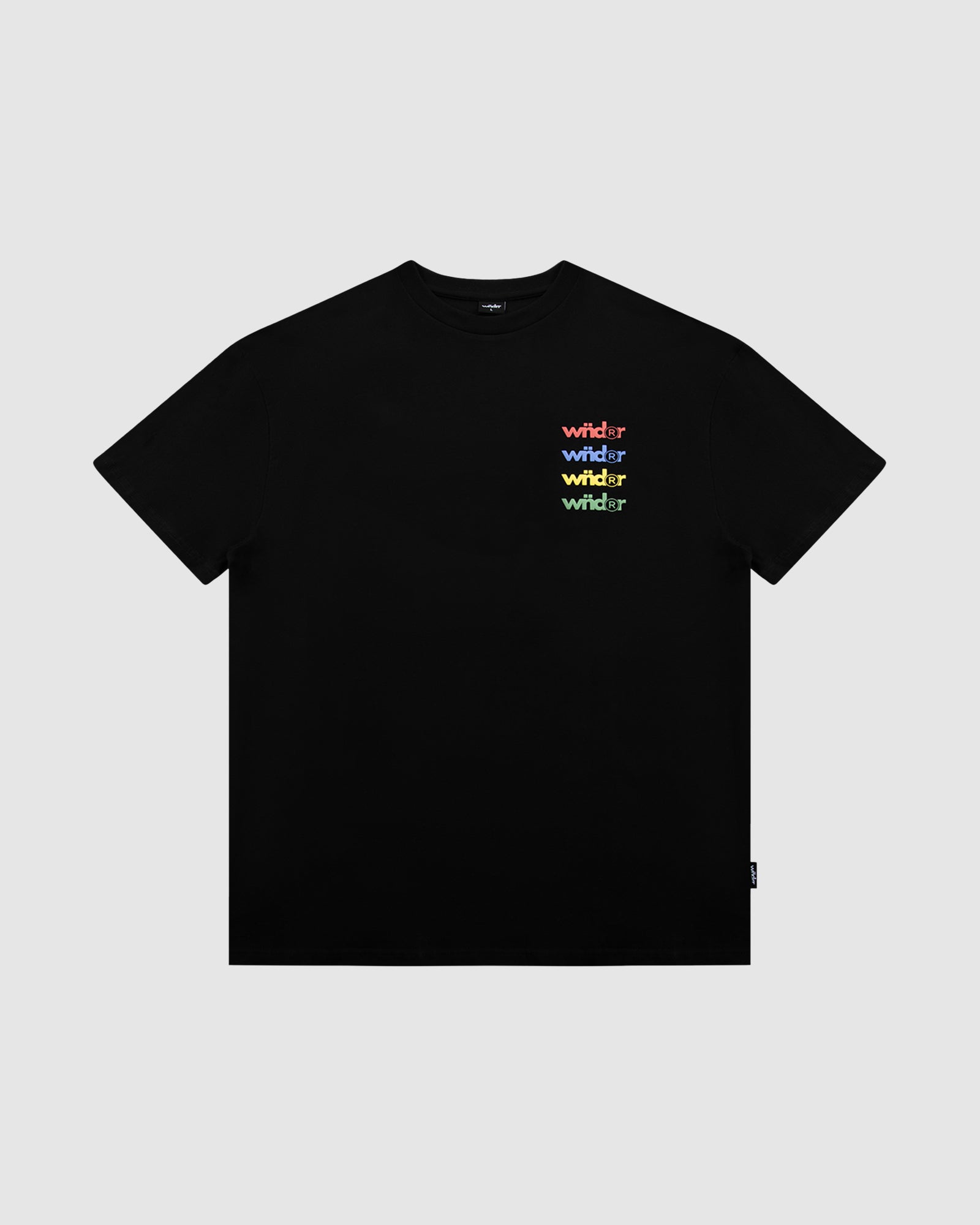 SOURCE BOX FIT TEE - BLACK