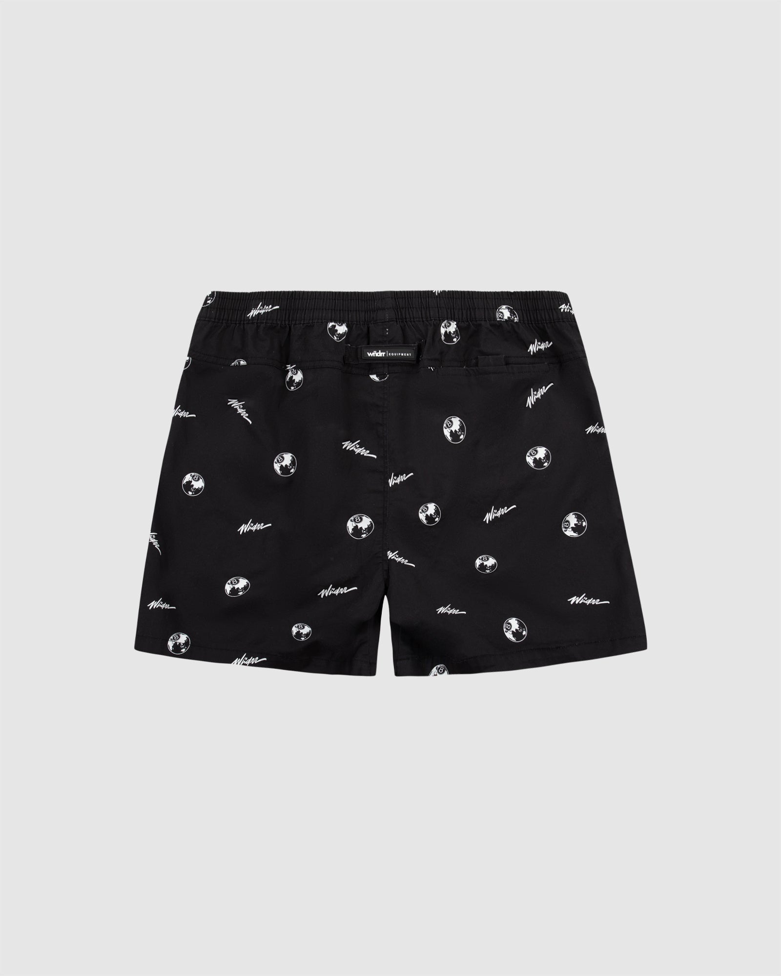 8 BALL BEACH SHORT - BLACK