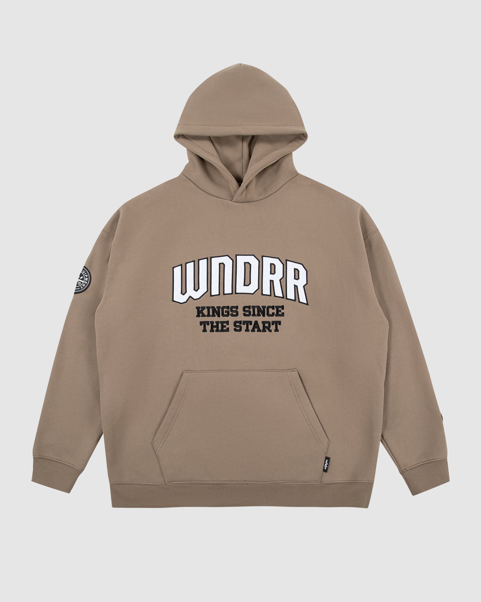 UNRIVALLED HOOD SWEAT - TAUPE