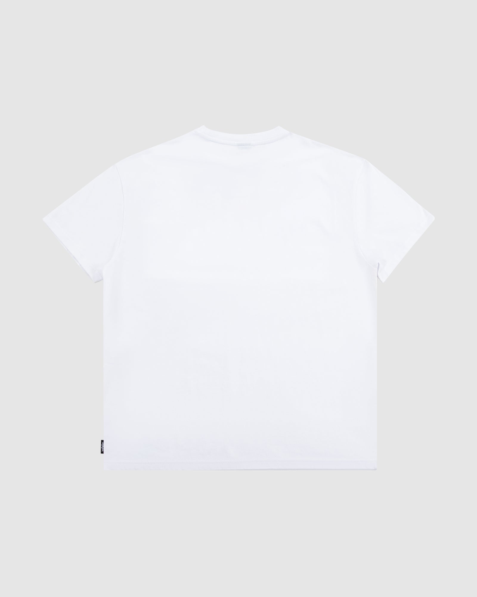 BLOCKED BOX FIT TEE - WHITE