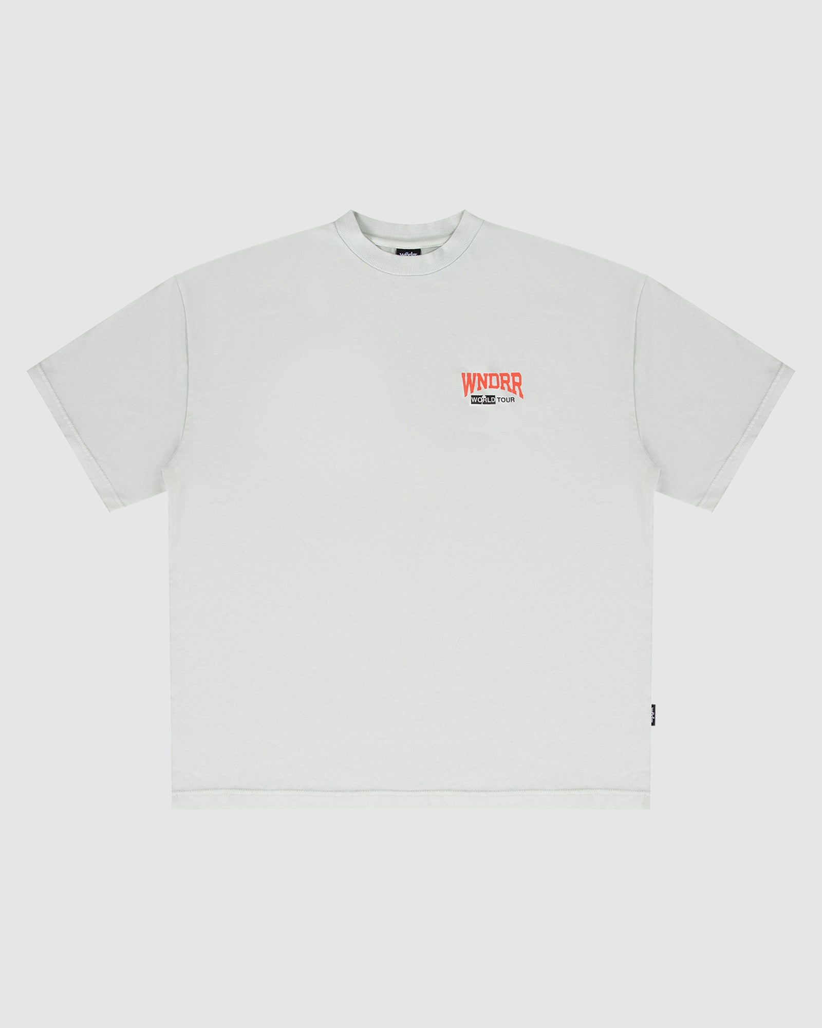 WORLD TOUR HEAVY WEIGHT TEE - WASHED WHITE