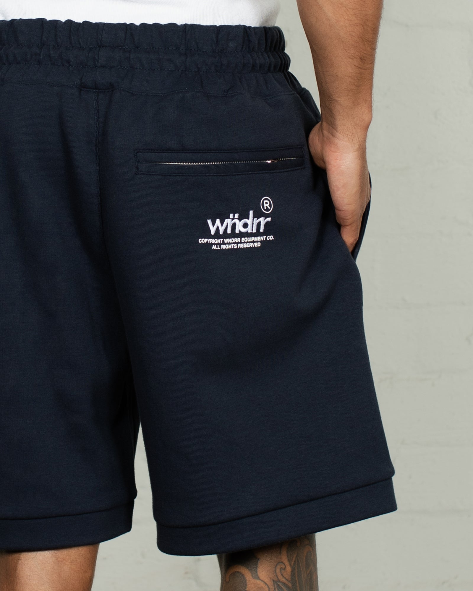 OFFCUT TECH TRACKSHORT - NAVY