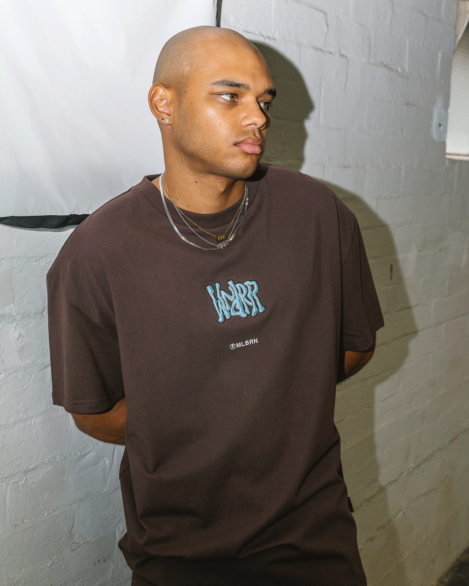 TOAST BOX FIT TEE - BROWN