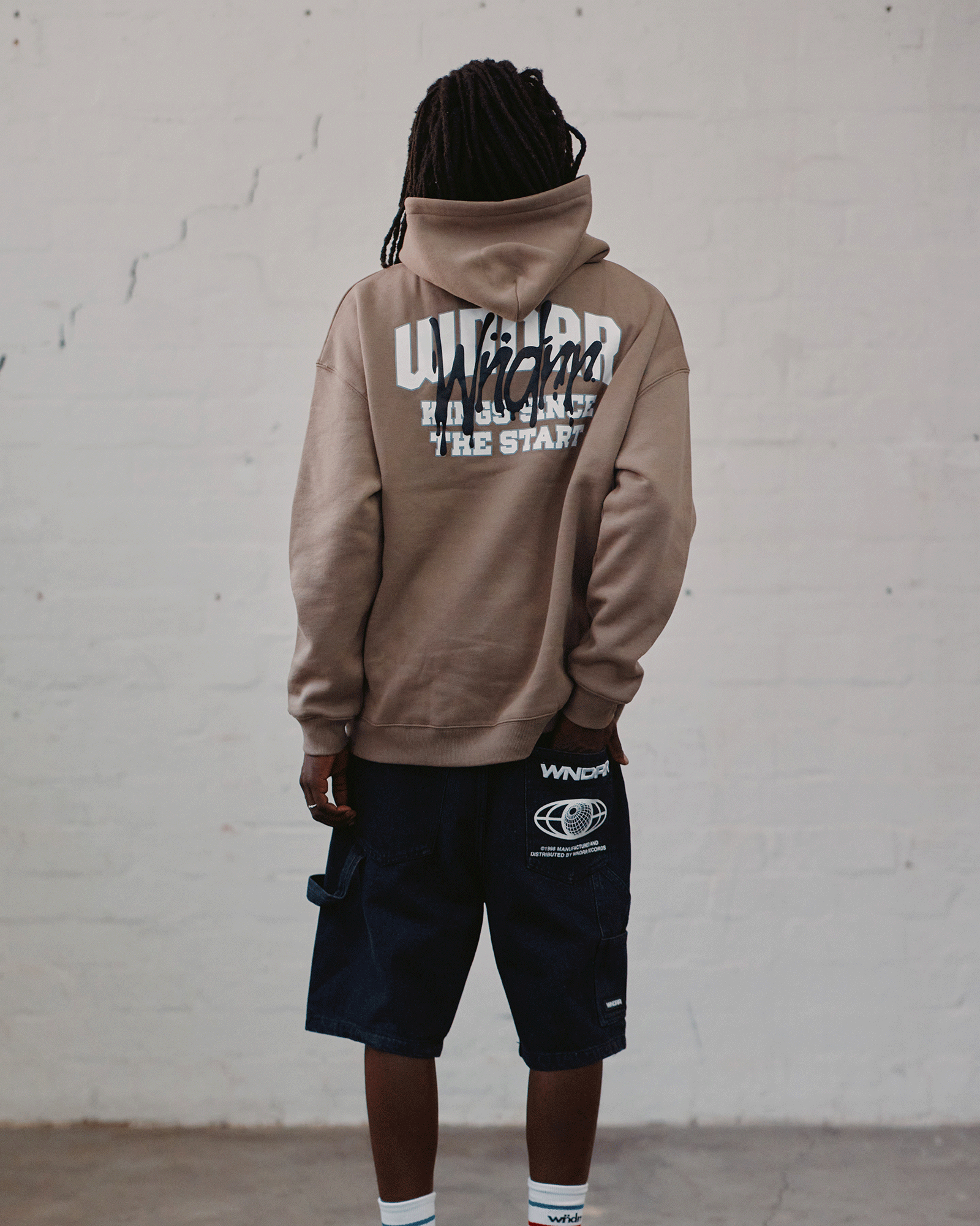 TOP TIER HOOD SWEAT - TAUPE