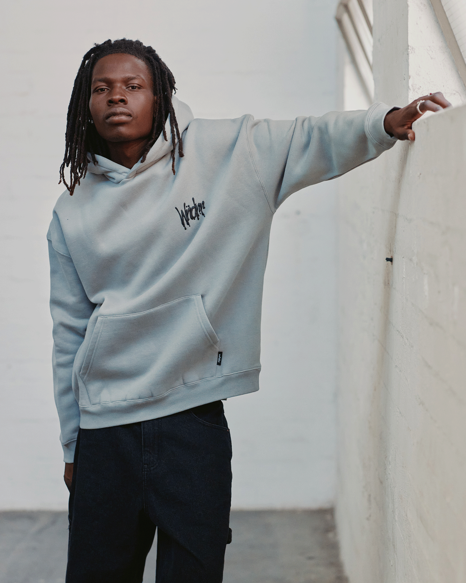 TOP TIER HOOD SWEAT - CEMENT GREY