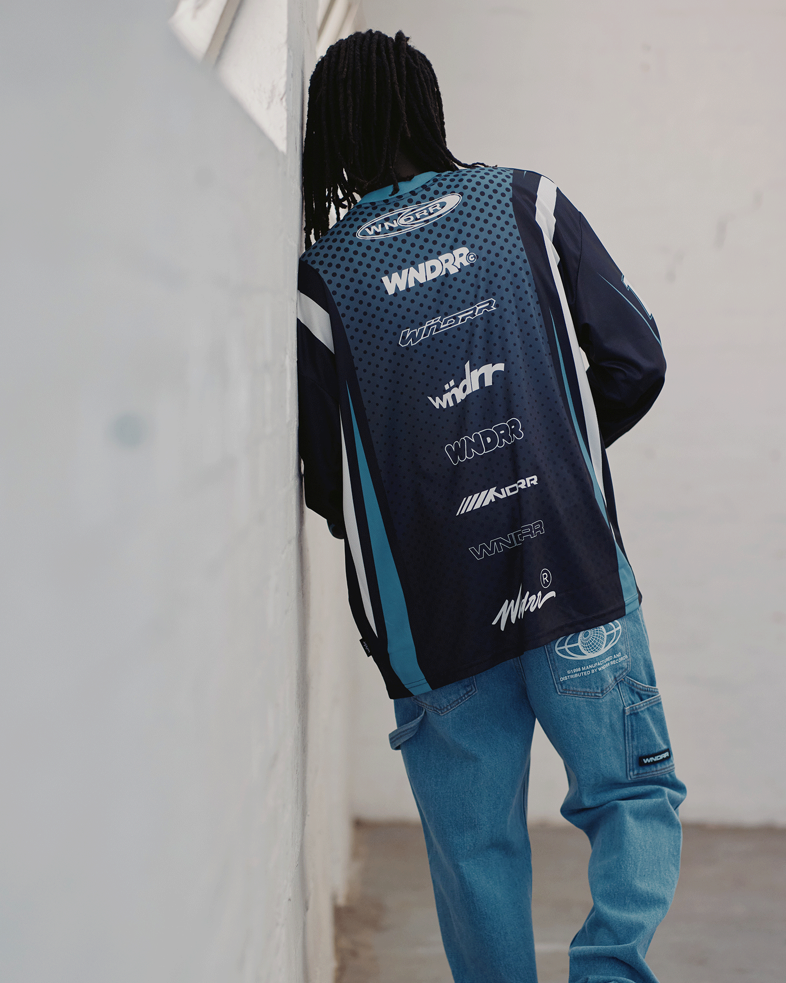 HONDO MOTO JERSEY - BLACK/DUSK BLUE