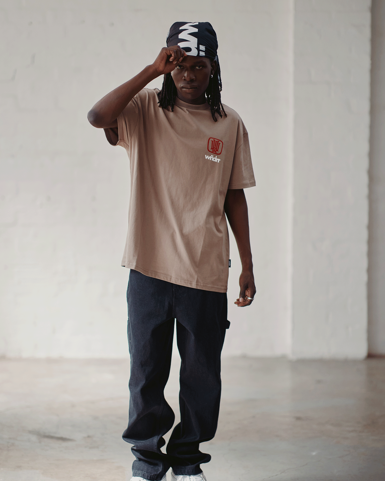 HONDO BOX FIT TEE - TAUPE