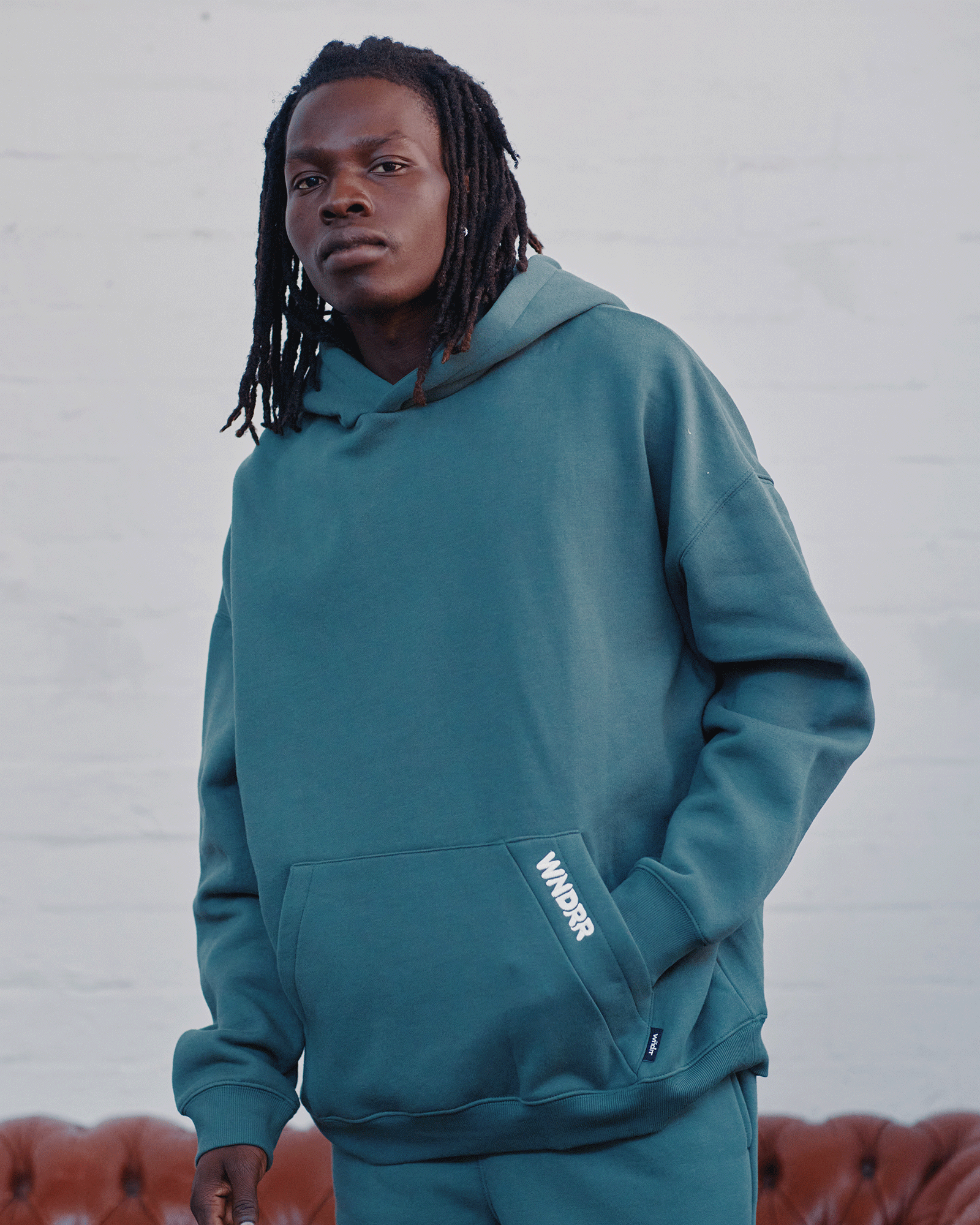 HALO HOOD SWEAT - DARK GREEN