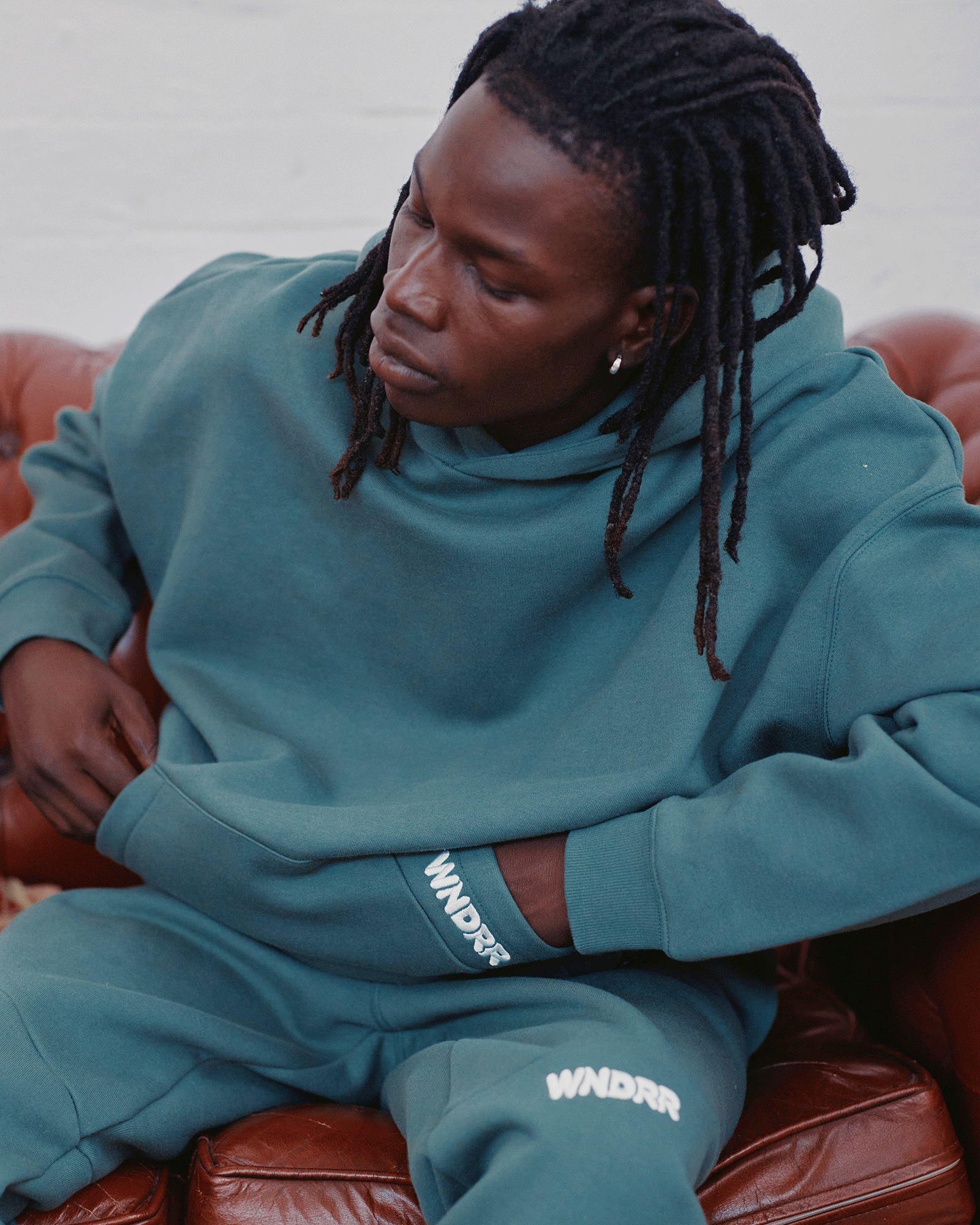 HALO HOOD SWEAT - DARK GREEN