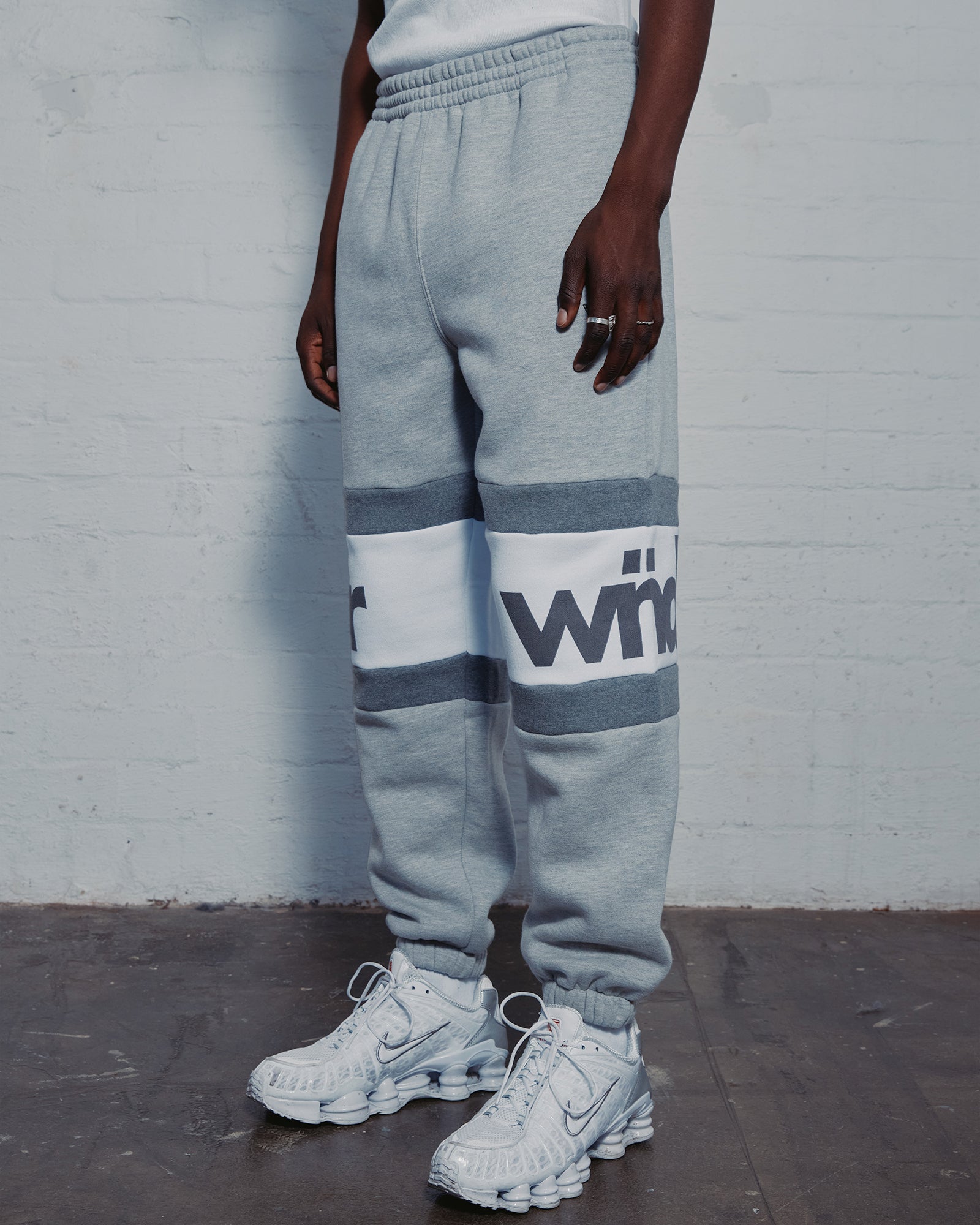 JUNCTION BAGGY TRACKPANT - GREY MARLE